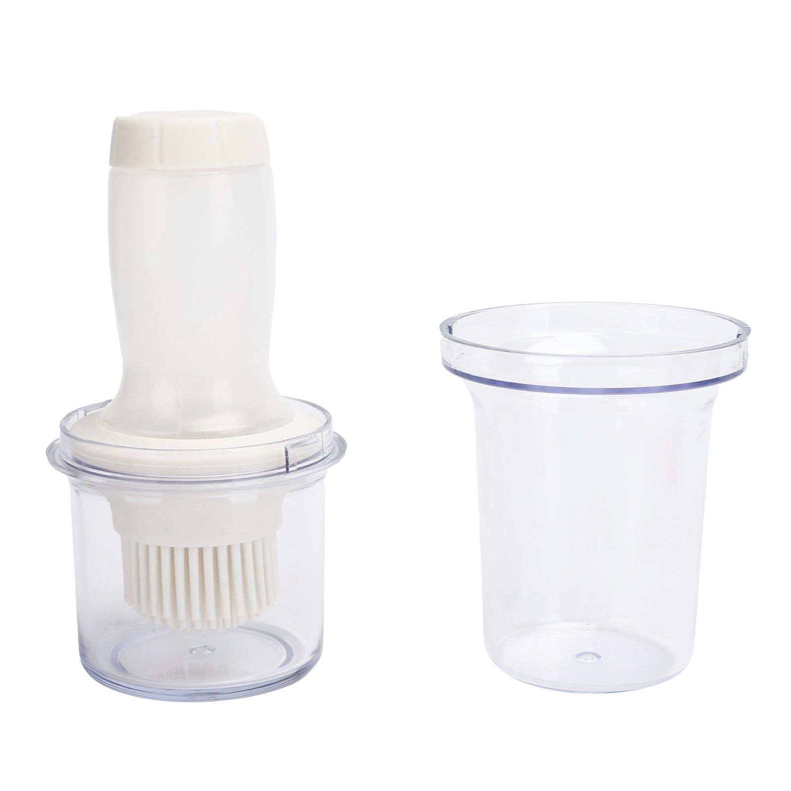 Silicone Barbecue Oil Bottle with Brush and Cover Dustproof Sauce Brush Baking view 4