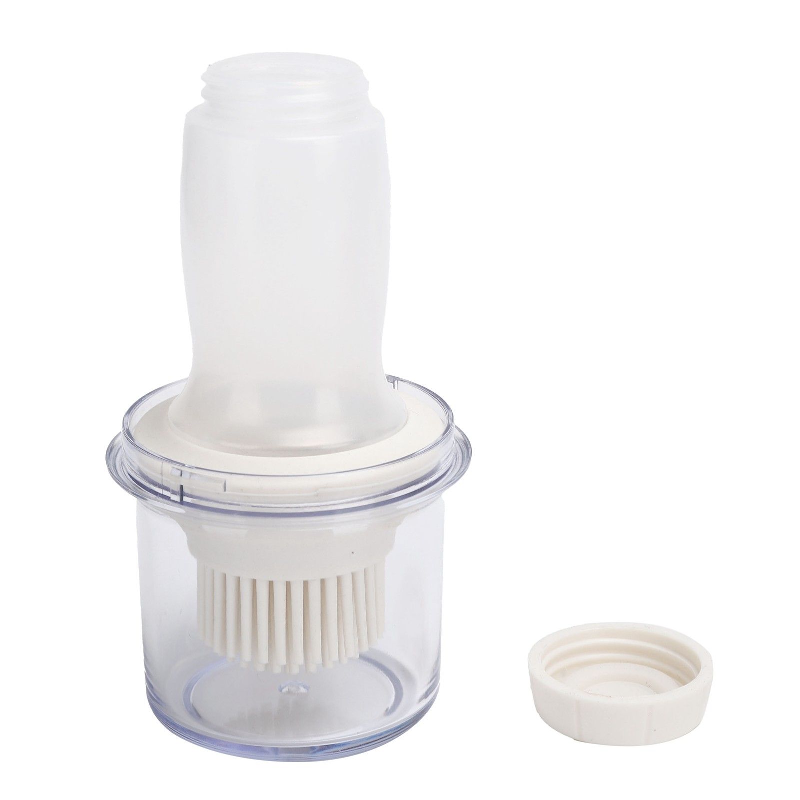 Silicone Barbecue Oil Bottle with Brush and Cover Dustproof Sauce Brush Baking view 7