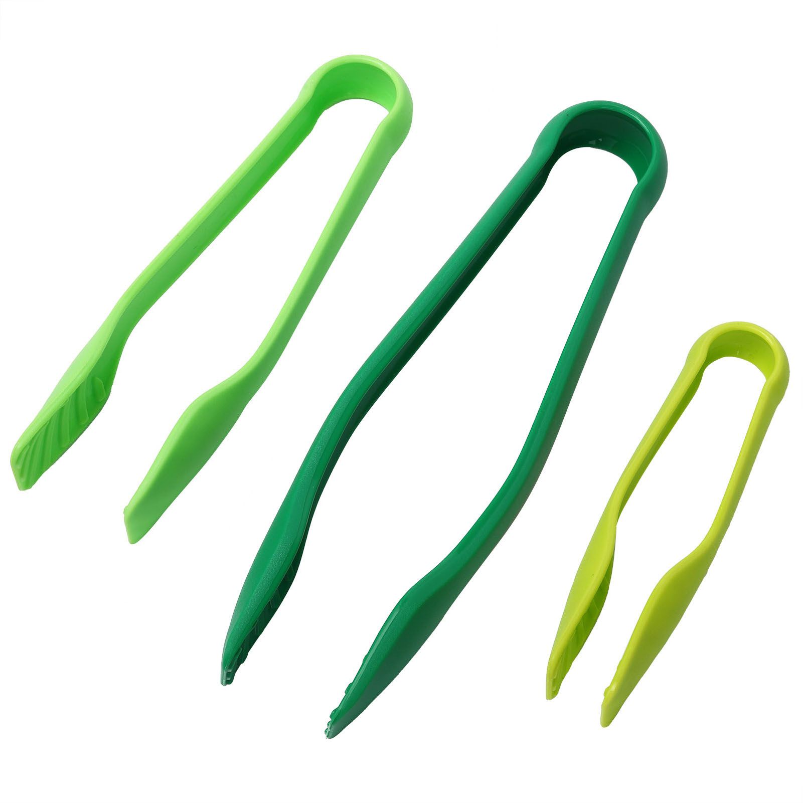 3pcs/set Kitchen Tongs Vegetable Clip Food Grade PP Plastic Food Clip for view 10