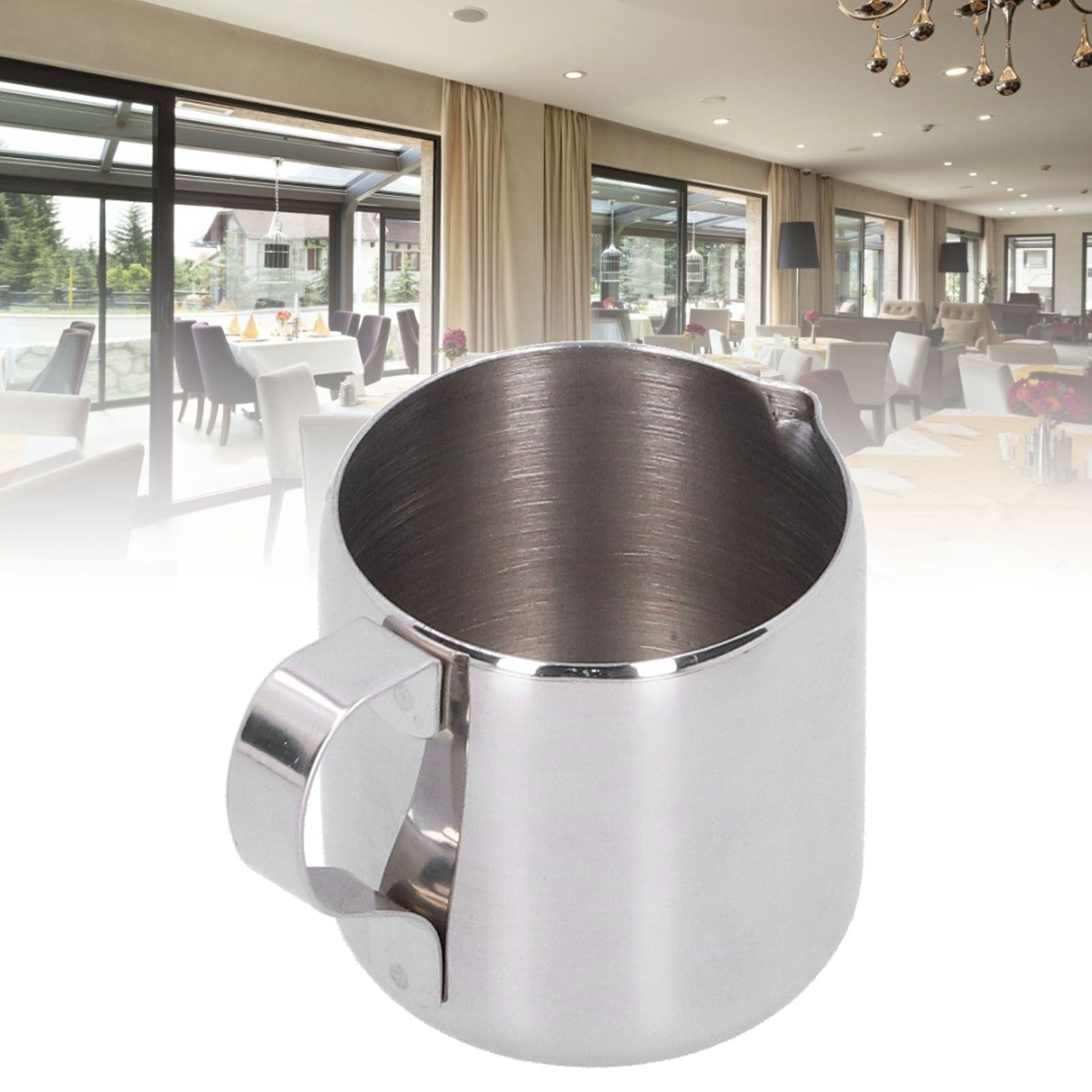 60ml Coffee Pitcher 304 Stainless Steel Milk Frothing Drinking Cup for Home view 11