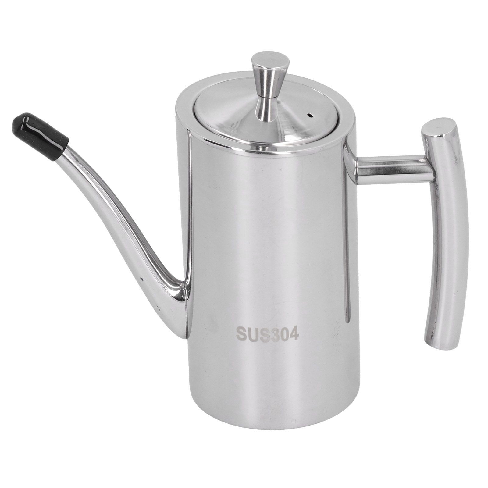 304 Stainless Steel Oil Pot Non Drip Leakproof Oil Can Dispenser Bottle for view 2