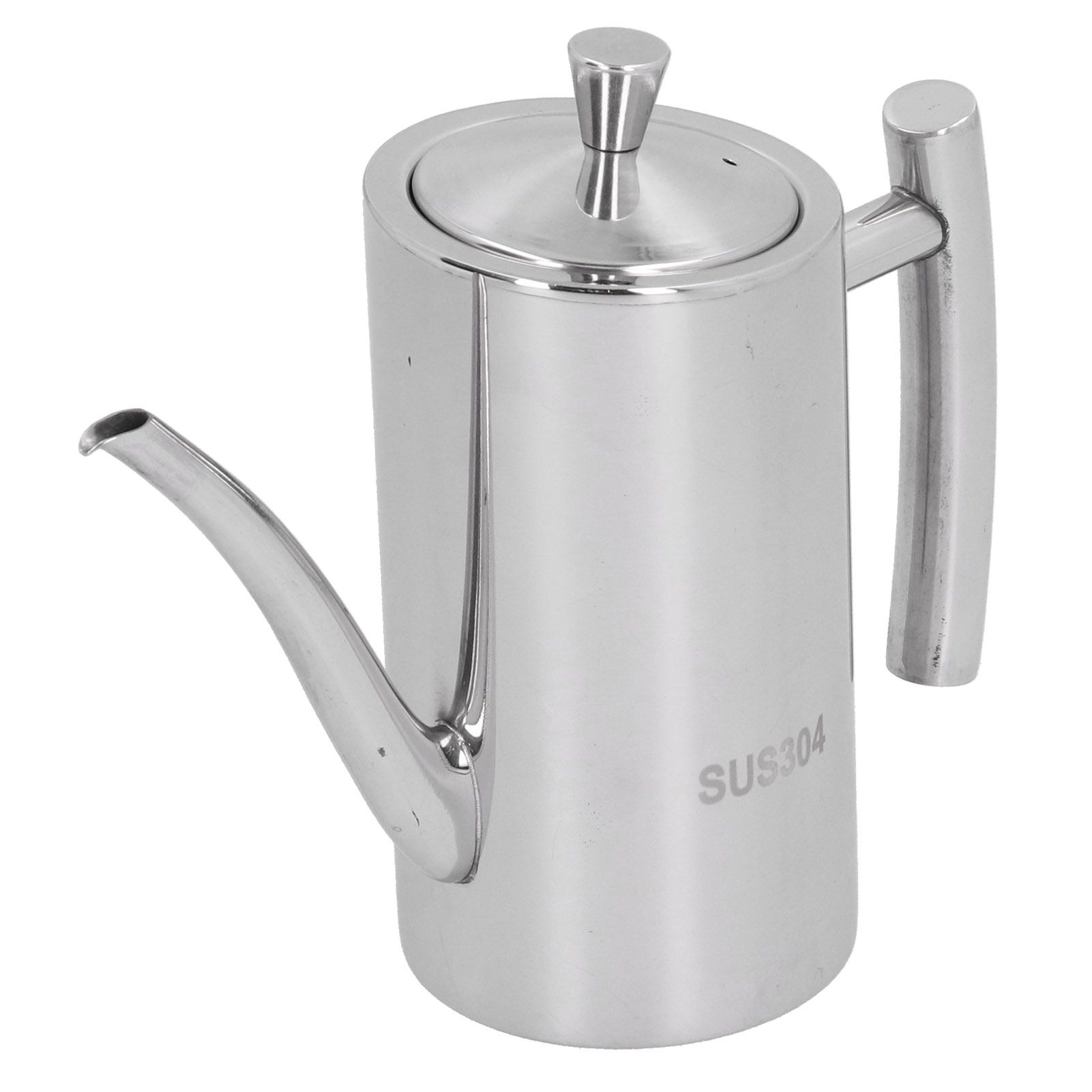 304 Stainless Steel Oil Pot Non Drip Leakproof Oil Can Dispenser Bottle for view 4