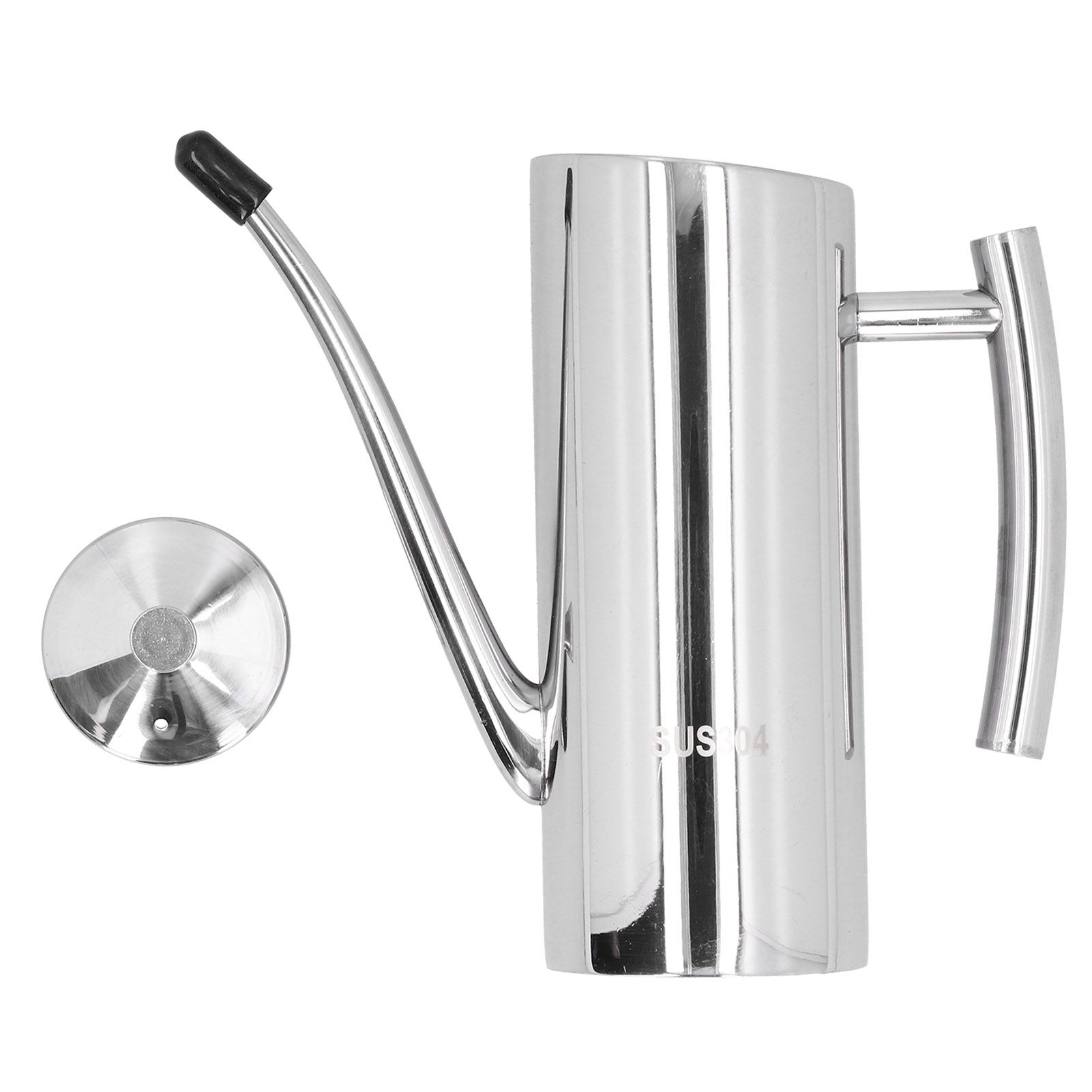 304 Stainless Steel Oil Pot Non Drip Leakproof Oil Can Dispenser Bottle for — image 1