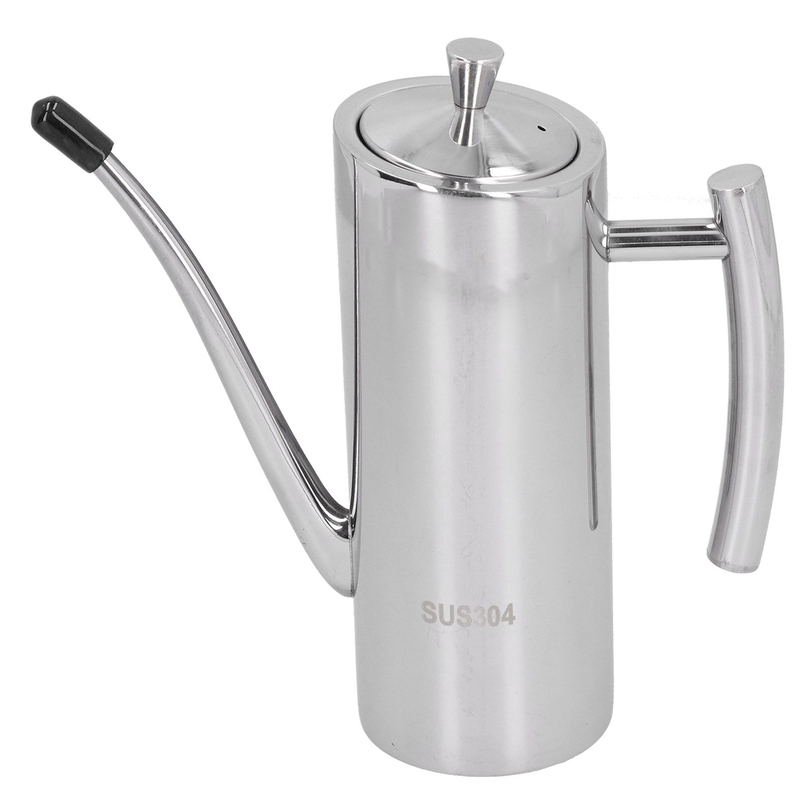 304 Stainless Steel Oil Pot Non Drip Leakproof Oil Can Dispenser Bottle for view 2