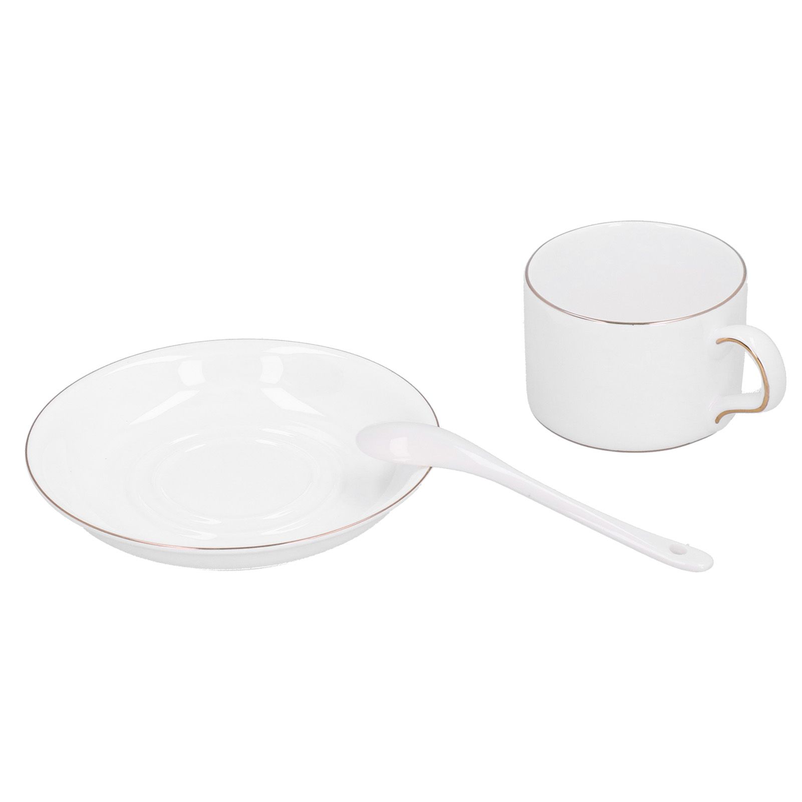 4 Set Coffee Cup Set Coffee Mug with Saucer Spoon Tea Mug Drinkware Gift for view 9