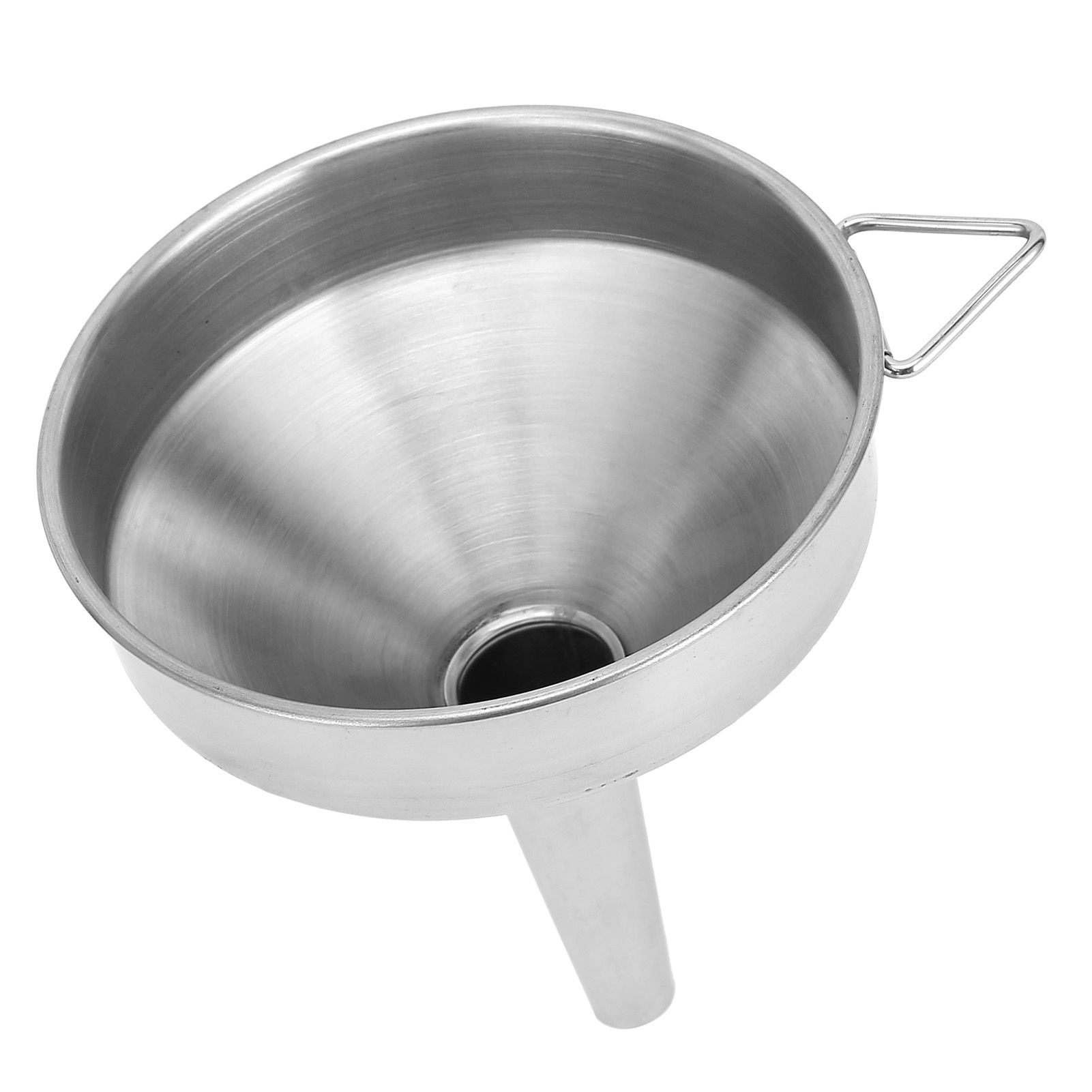 Stainless Steel Funnel Thickened Kitchen Funnel for Transferring of Liquid Dry view 3