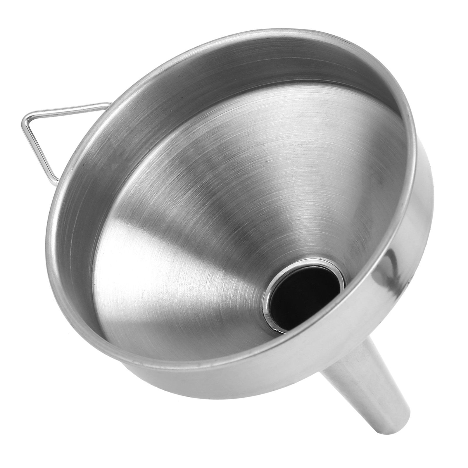 Stainless Steel Funnel Thickened Kitchen Funnel for Transferring of Liquid Dry view 4