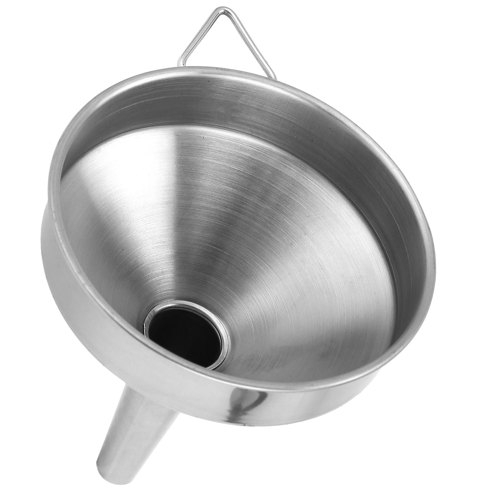 Stainless Steel Funnel Thickened Kitchen Funnel for Transferring of Liquid Dry view 5