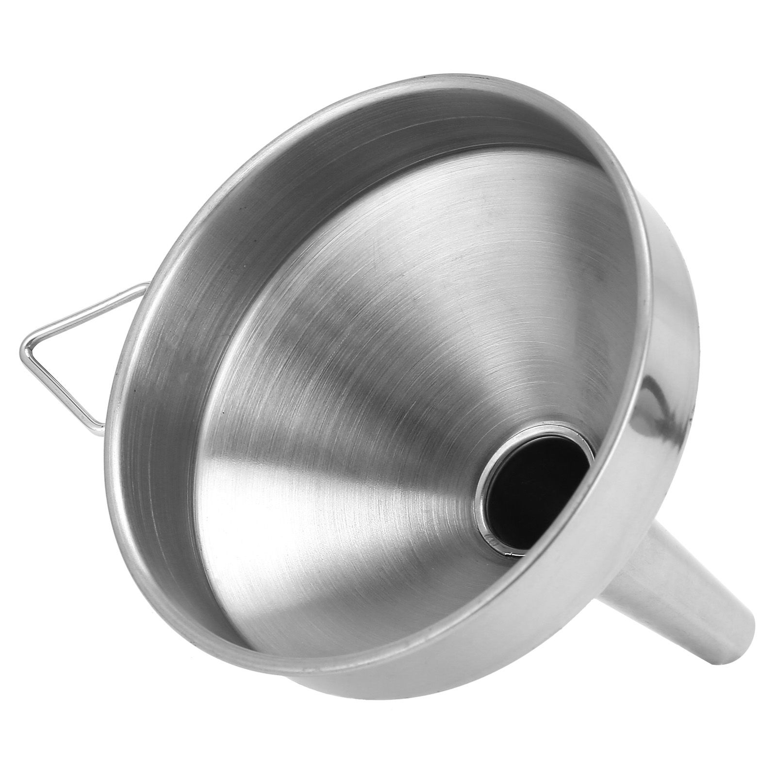 Stainless Steel Funnel Thickened Kitchen Funnel for Transferring of Liquid Dry view 6