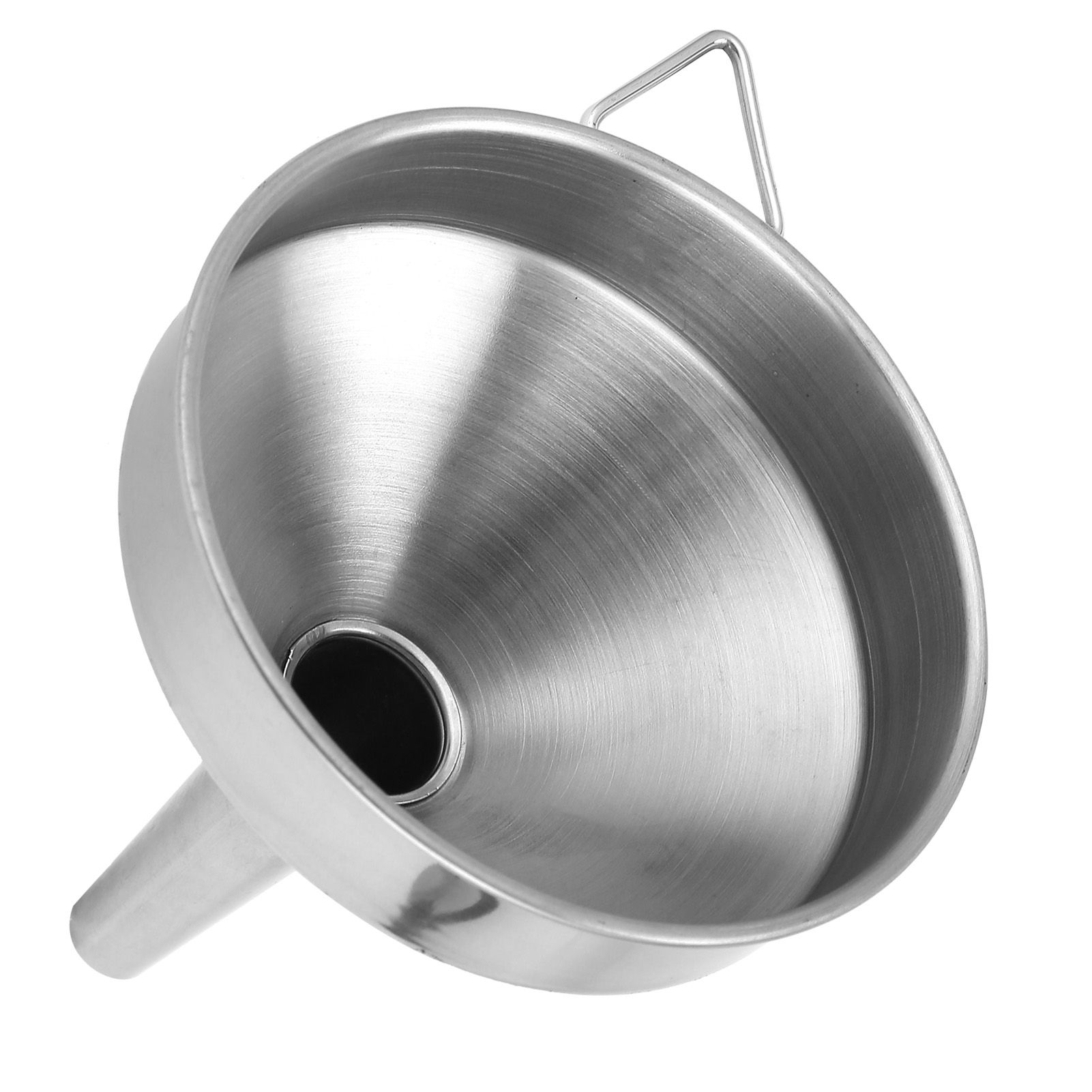 Stainless Steel Funnel Thickened Kitchen Funnel for Transferring of Liquid Dry view 9