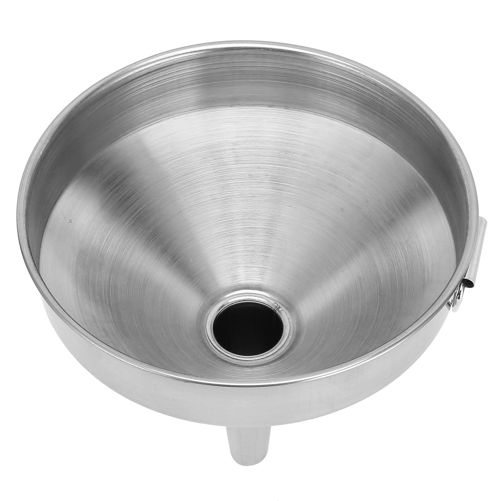 Stainless Steel Funnel Thickened Kitchen Funnel for Transferring of Liquid Dry