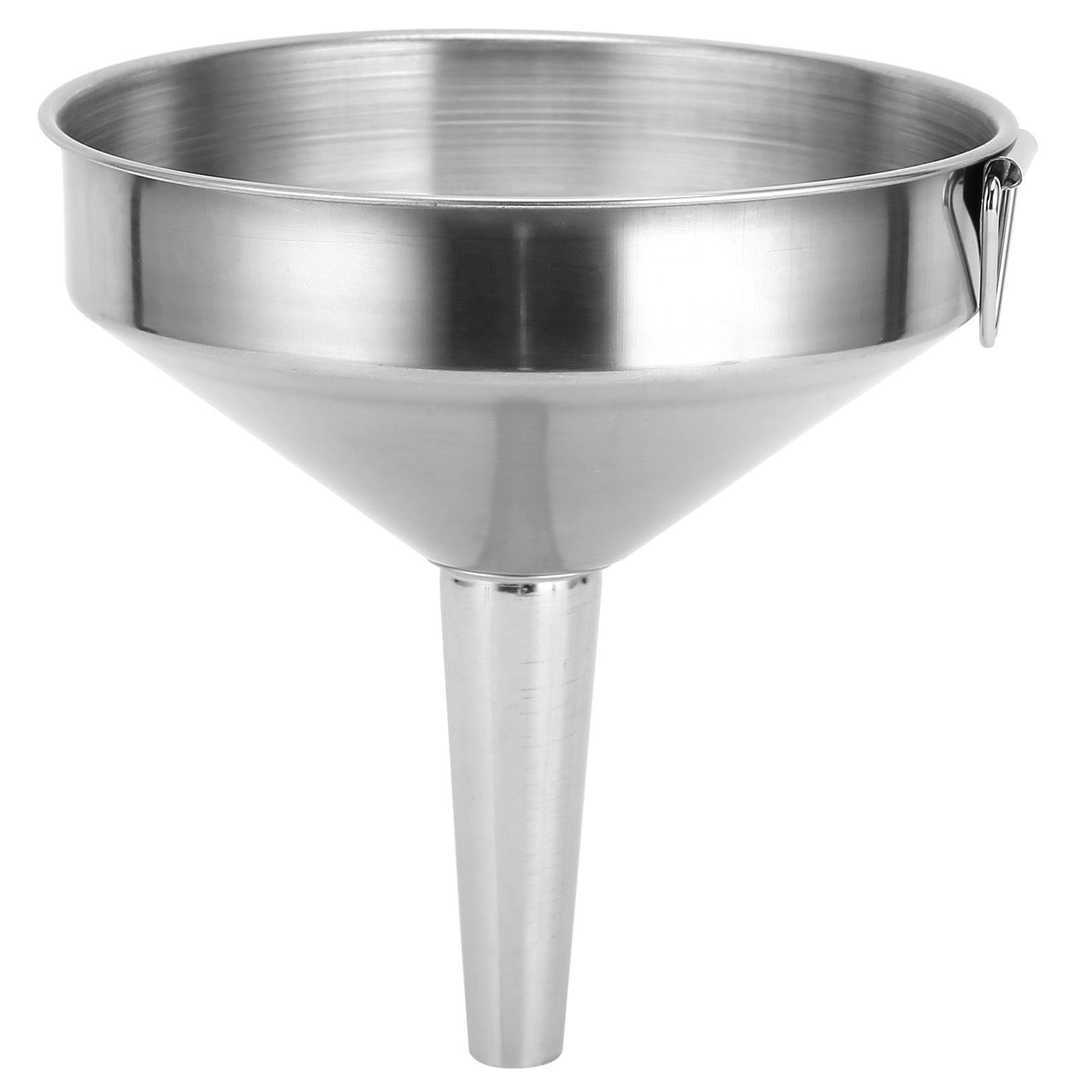 Stainless Steel Funnel Thickened Kitchen Funnel for Transferring of Liquid Dry view 2