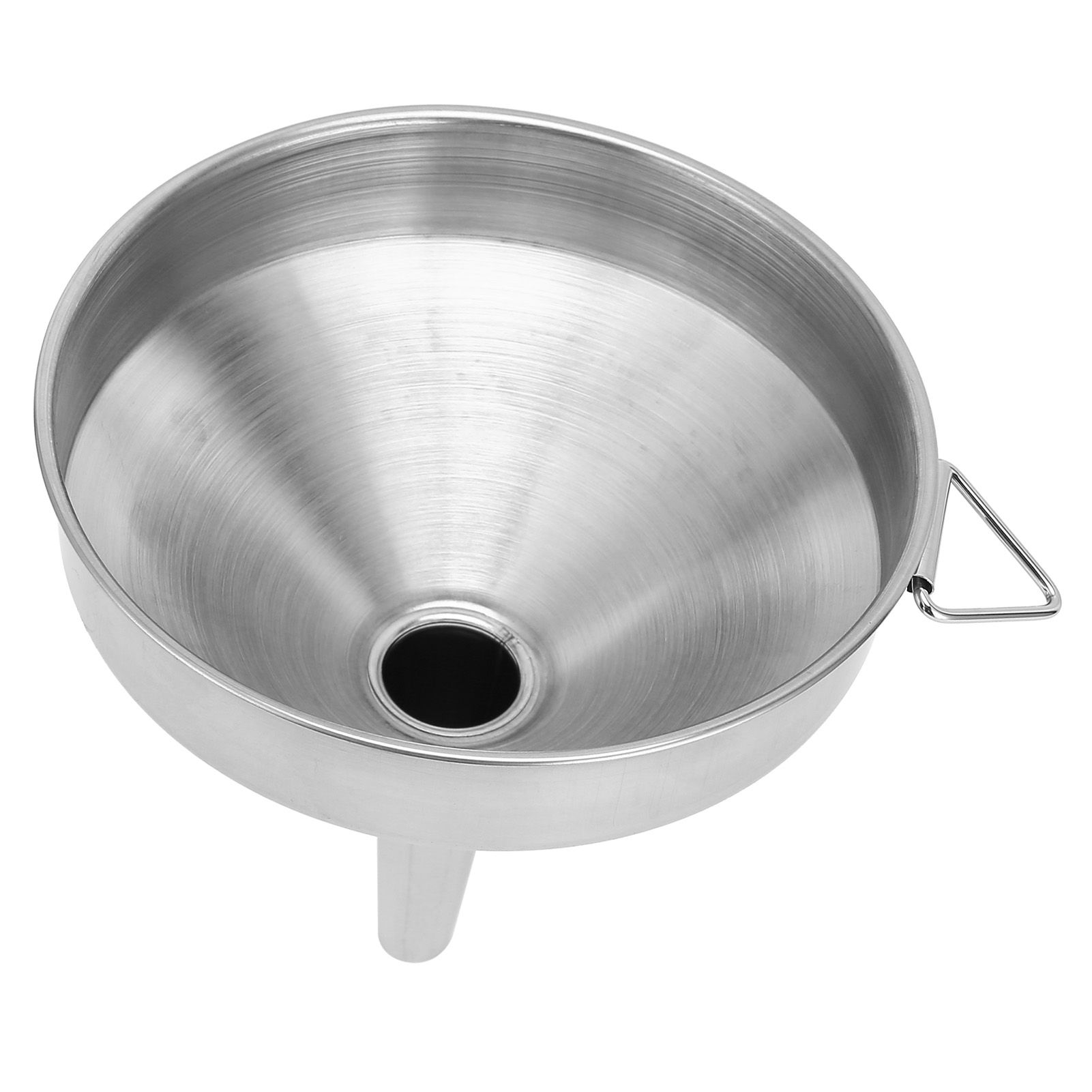 Stainless Steel Funnel Thickened Kitchen Funnel for Transferring of Liquid Dry view 3