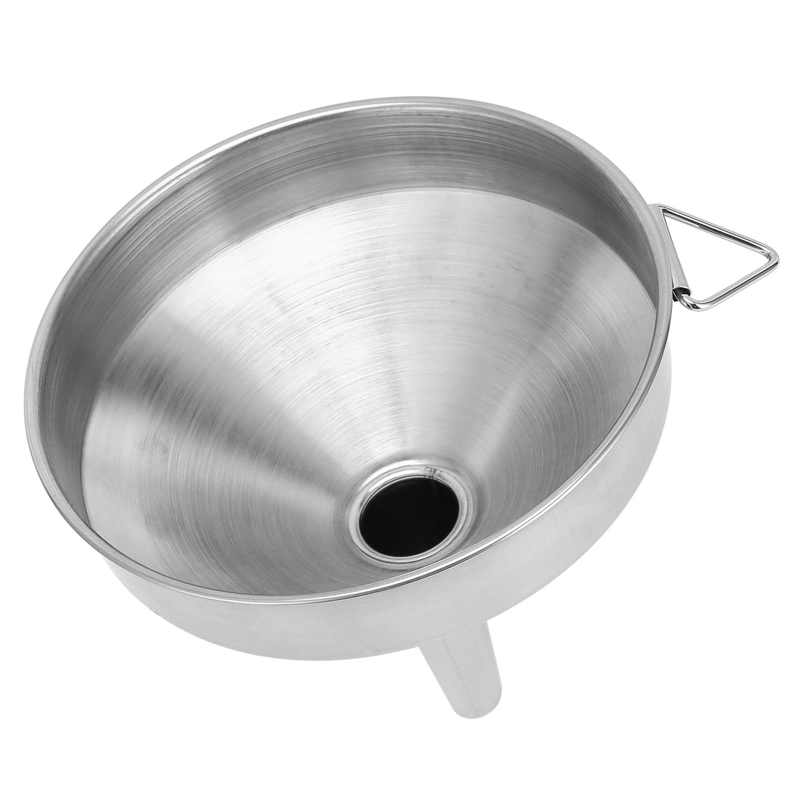 Stainless Steel Funnel Thickened Kitchen Funnel for Transferring of Liquid Dry view 7
