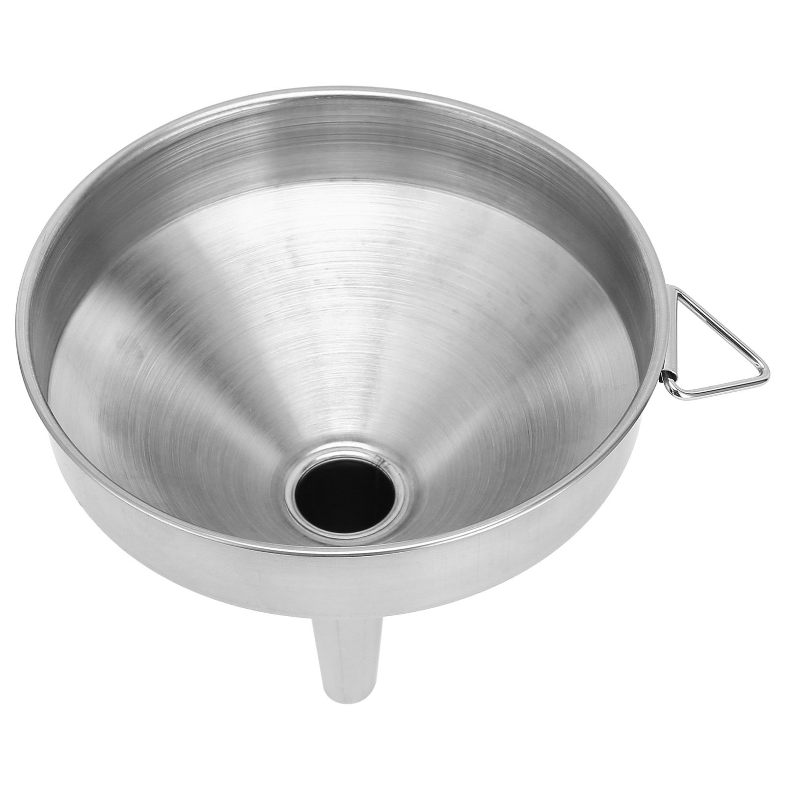 Stainless Steel Funnel Thickened Kitchen Funnel for Transferring of Liquid Dry view 8