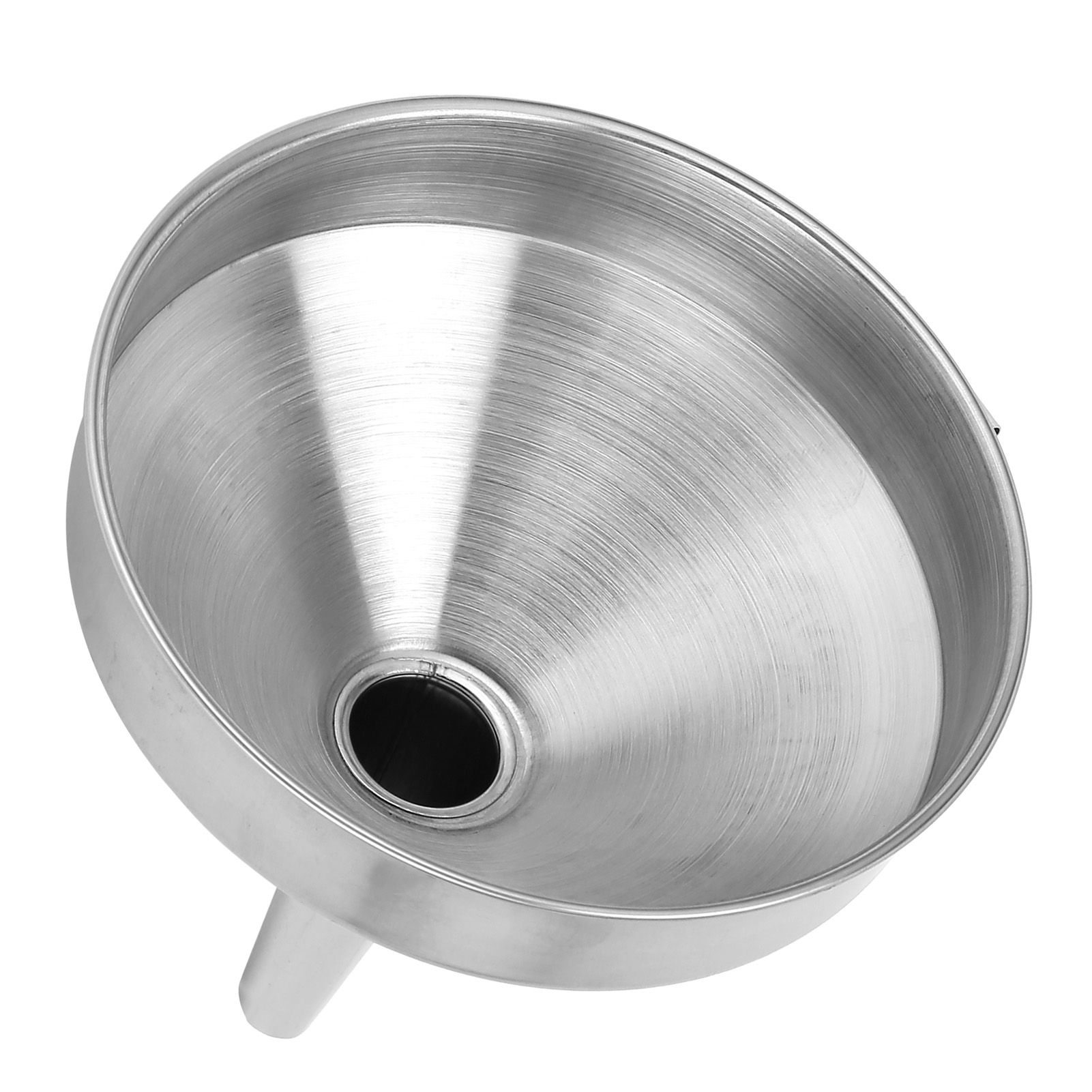 Stainless Steel Funnel Thickened Kitchen Funnel for Transferring of Liquid Dry view 9
