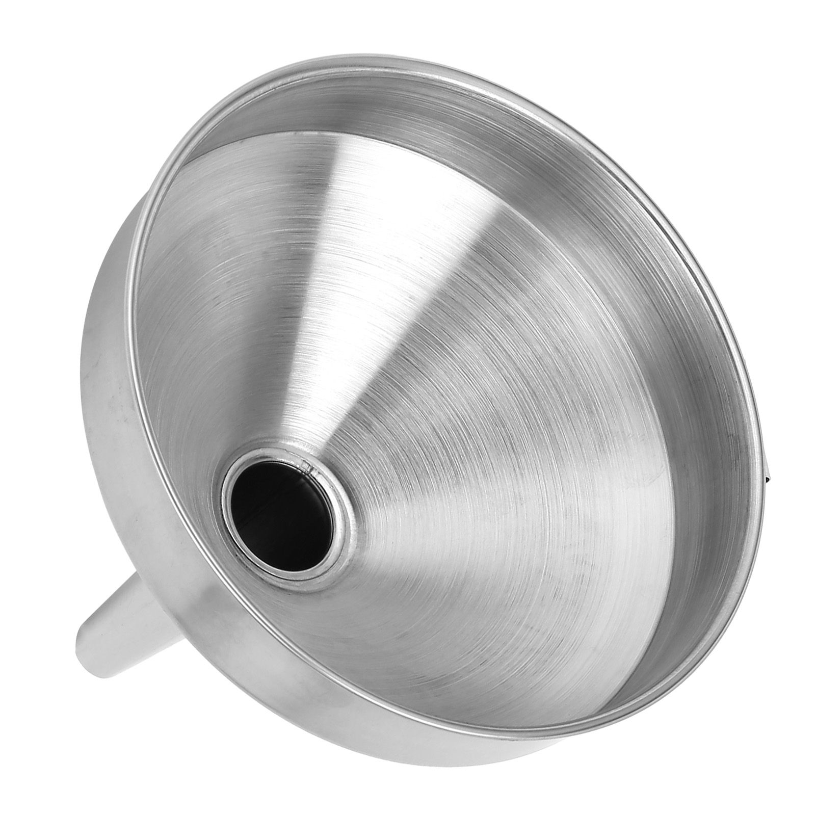 Stainless Steel Funnel Thickened Kitchen Funnel for Transferring of Liquid Dry view 10