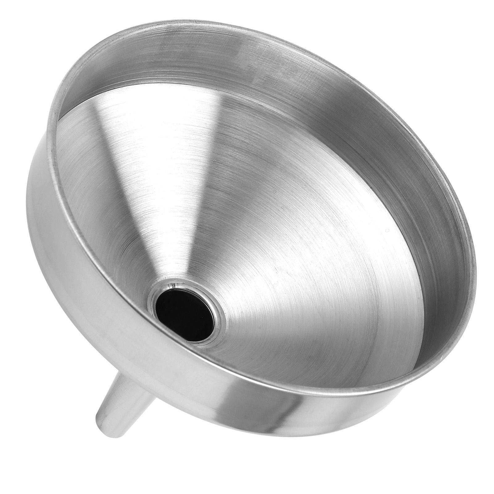 Stainless Steel Funnel Thickened Kitchen Funnel for Transferring of Liquid Dry view 3