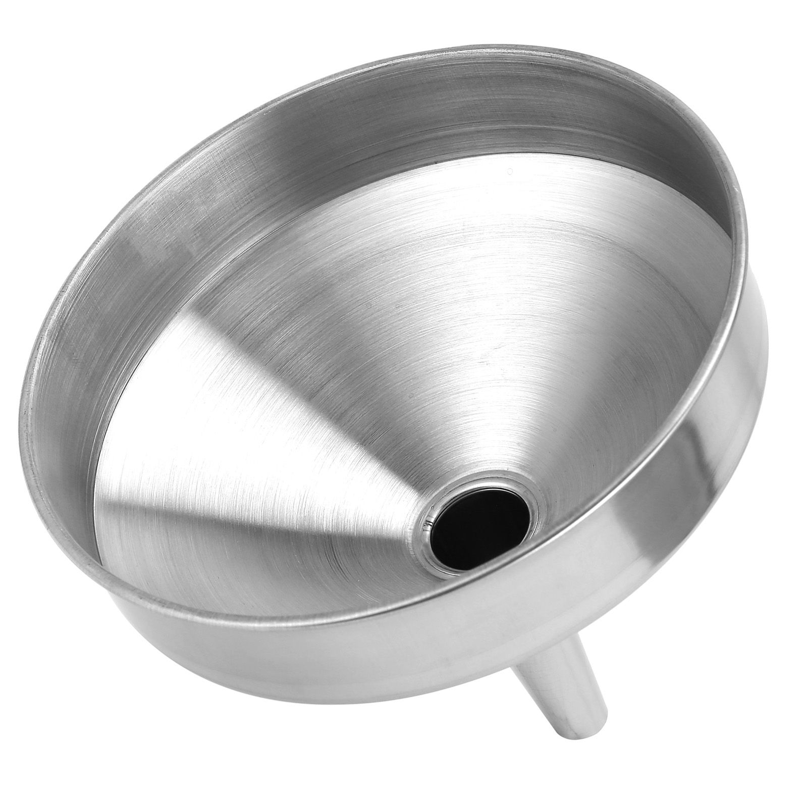 Stainless Steel Funnel Thickened Kitchen Funnel for Transferring of Liquid Dry view 4
