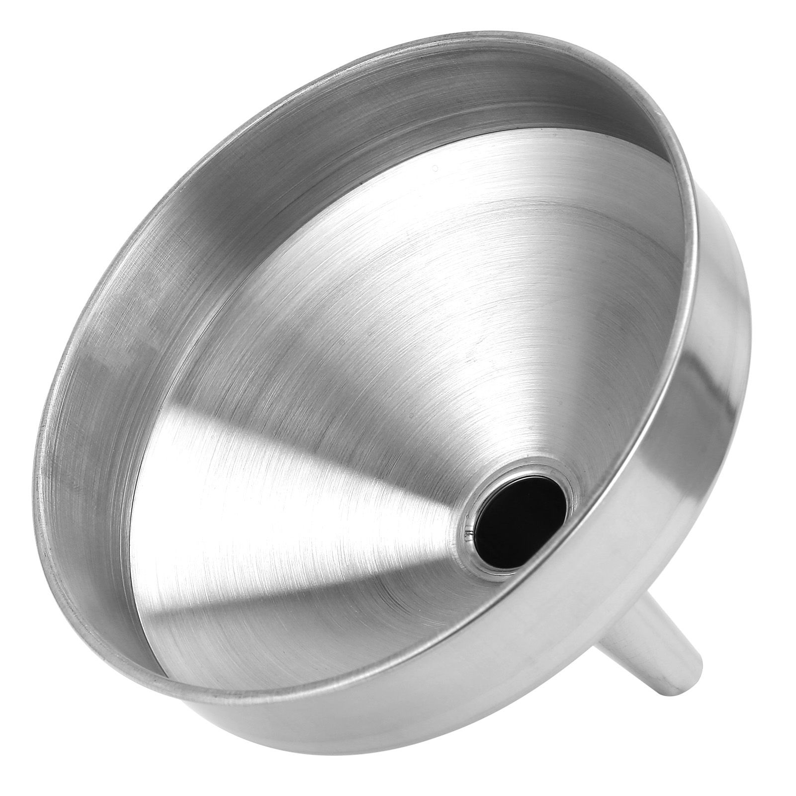Stainless Steel Funnel Thickened Kitchen Funnel for Transferring of Liquid Dry view 7