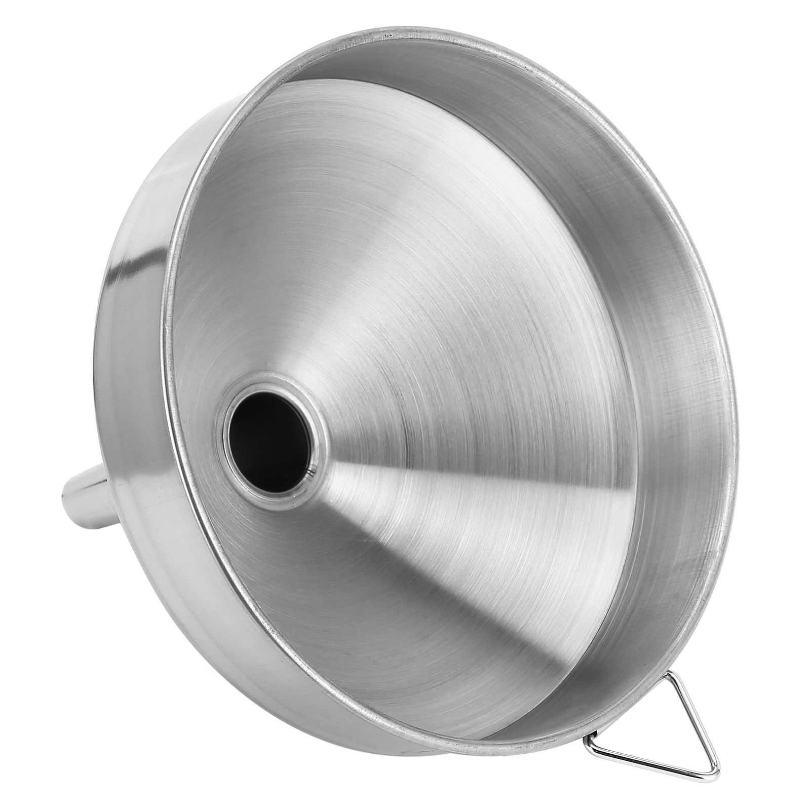 Stainless Steel Funnel Thickened Kitchen Funnel for Transferring of Liquid Dry view 8