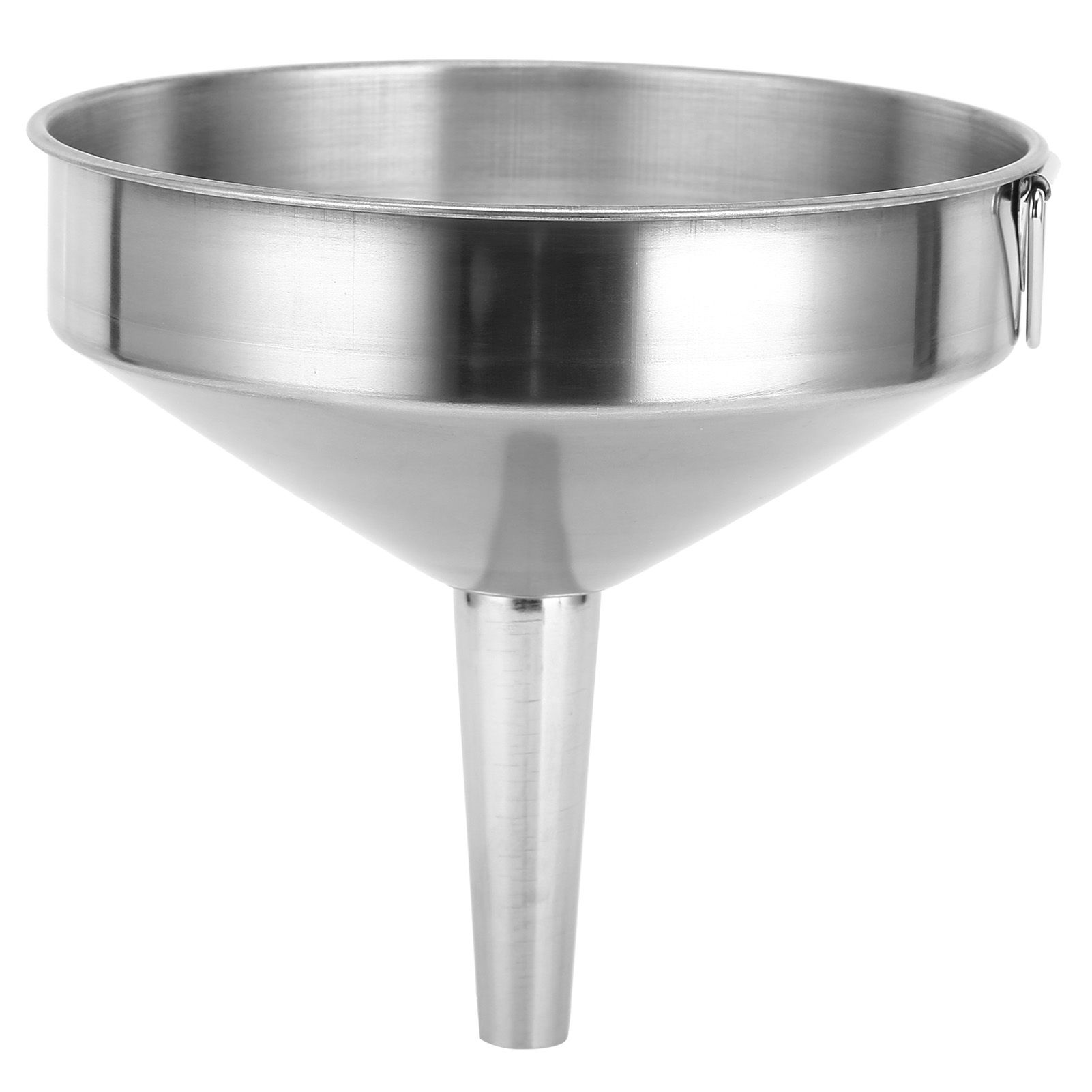 Stainless Steel Funnel Thickened Kitchen Funnel for Transferring of Liquid Dry view 10