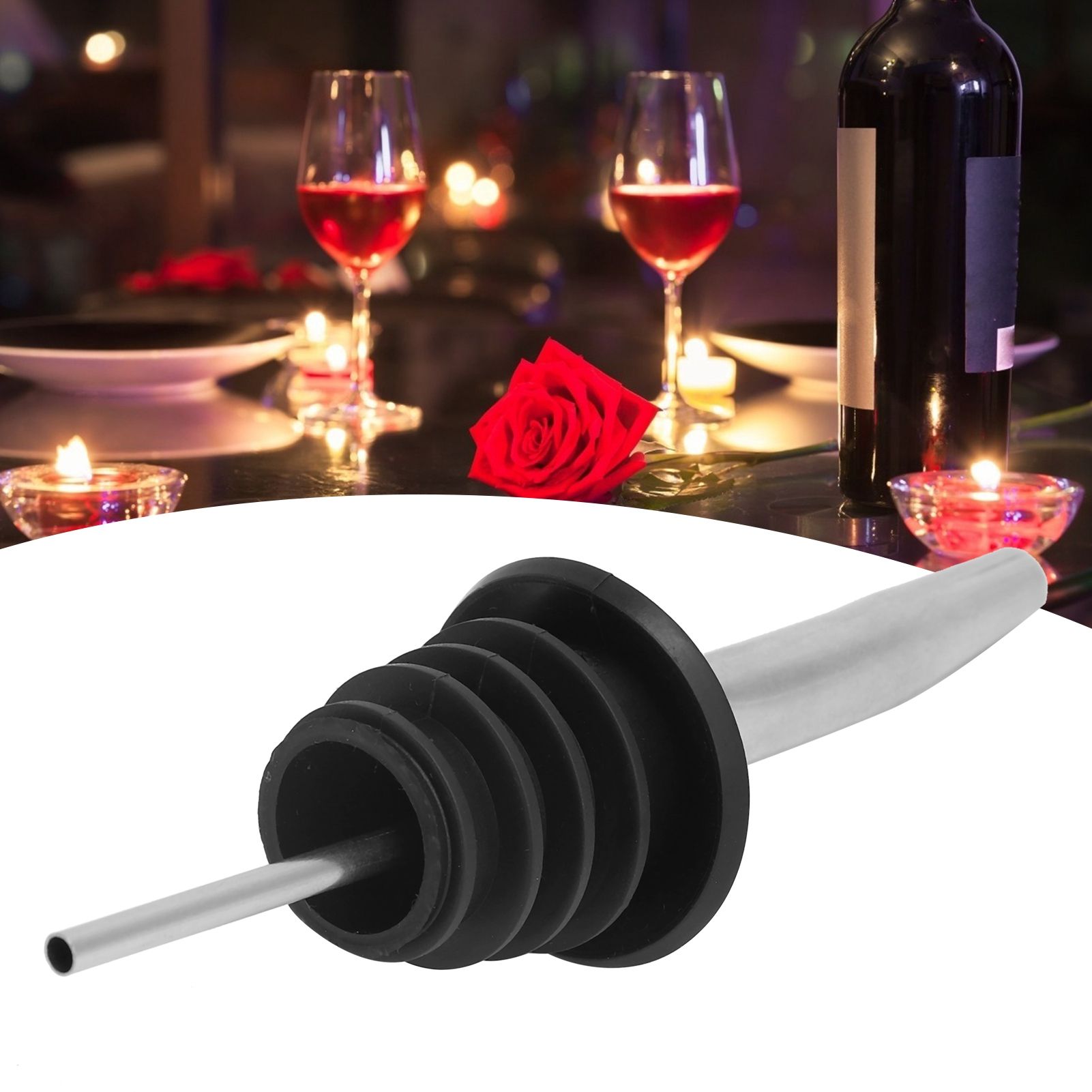 Wine Pourer 304 Stainless Steel Bottle Pourers Tapered Spout Red Wine view 11