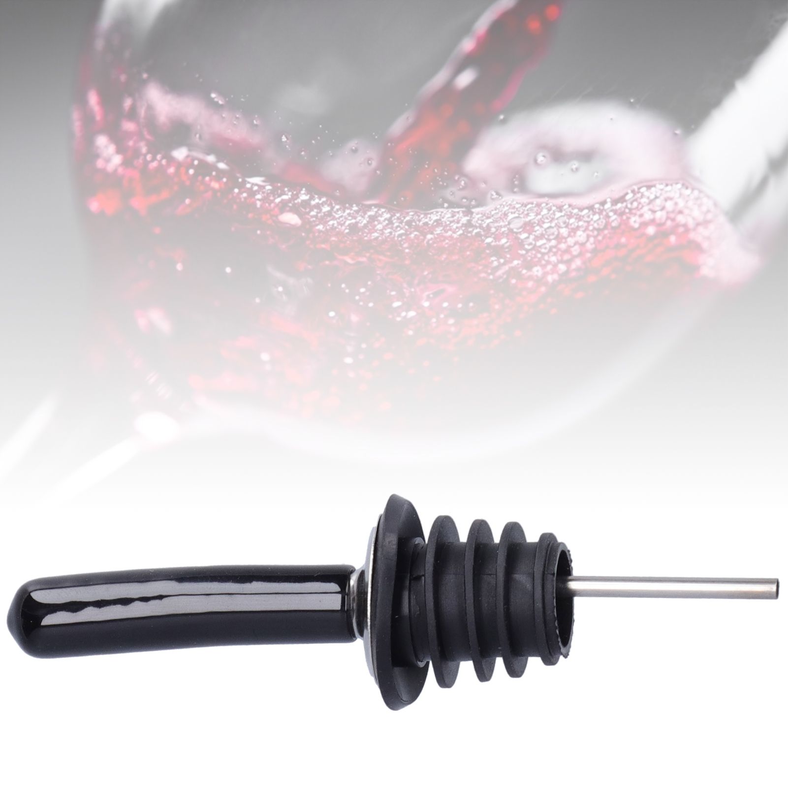 Stainless Steel Wine Pourer Portable Food Grade TPE Wine Stopper for Home view 11