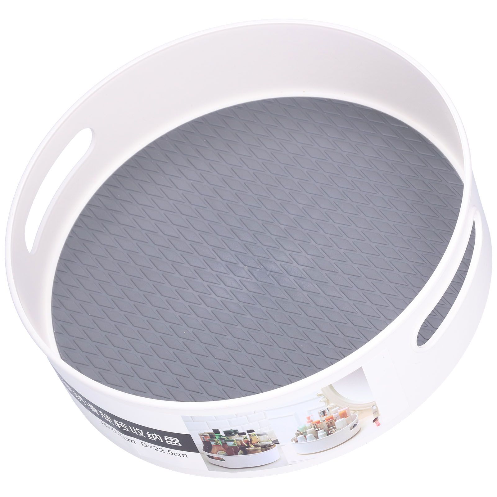 Rotating Storage Box with Open Handle Dining Table Fruit Organizer Storage view 4