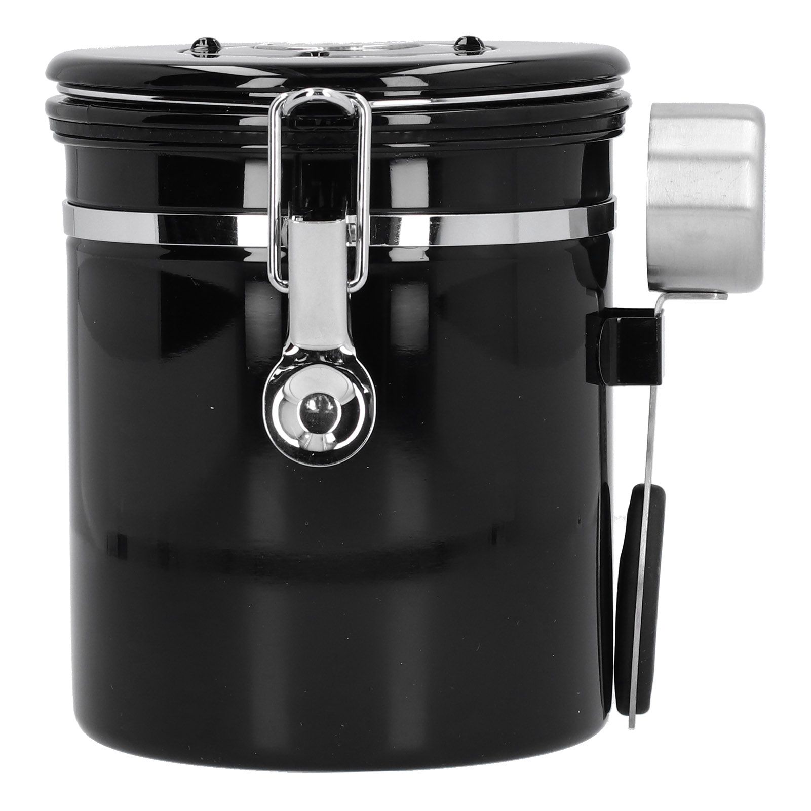 Coffee Beans Sealing Jar Canister Container with Exhaust Valve Spoon for Home view 3