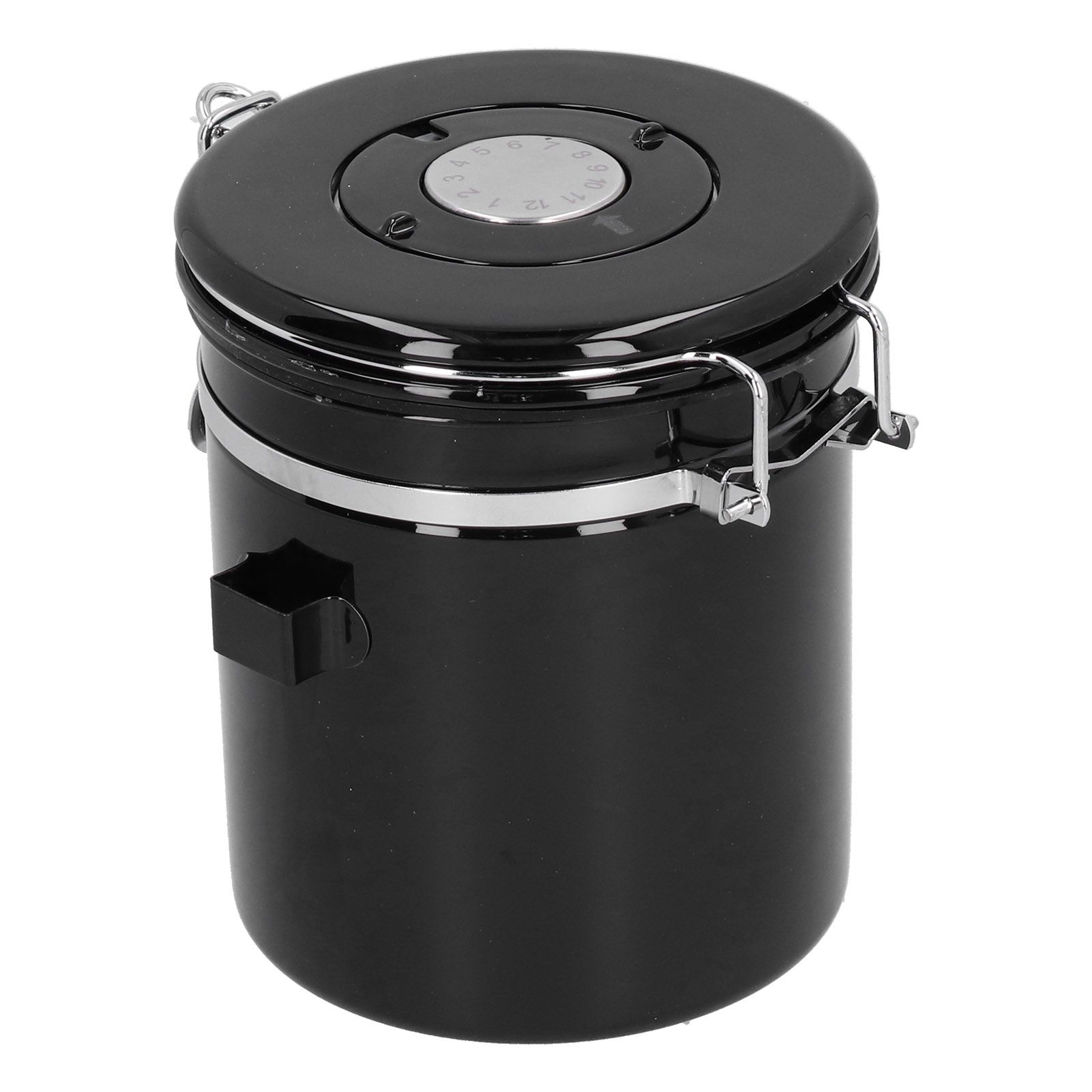 Coffee Beans Sealing Jar Canister Container with Exhaust Valve Spoon for Home view 5