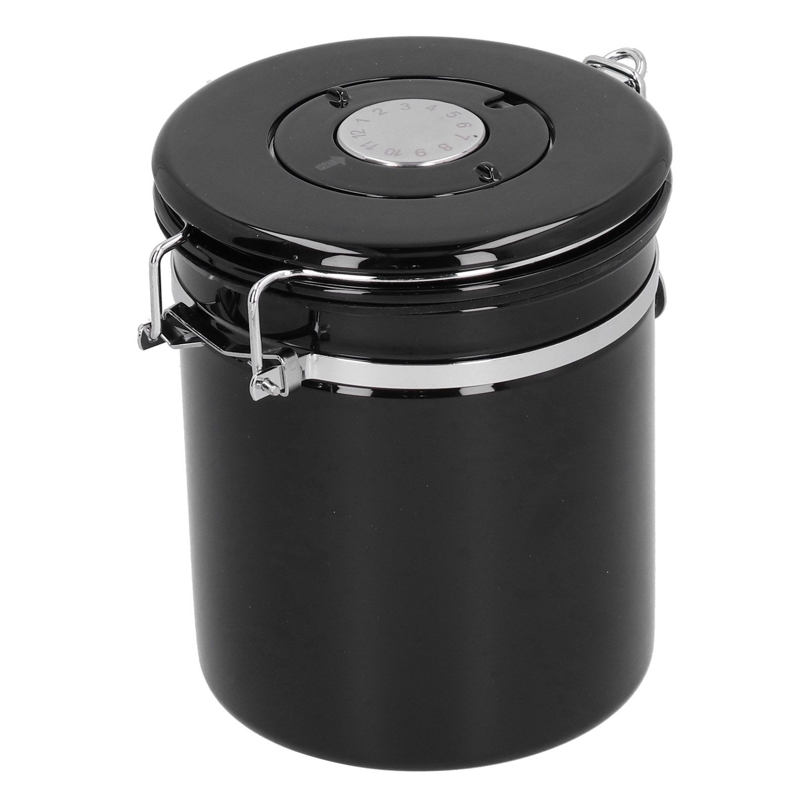 Coffee Beans Sealing Jar Canister Container with Exhaust Valve Spoon for Home view 7