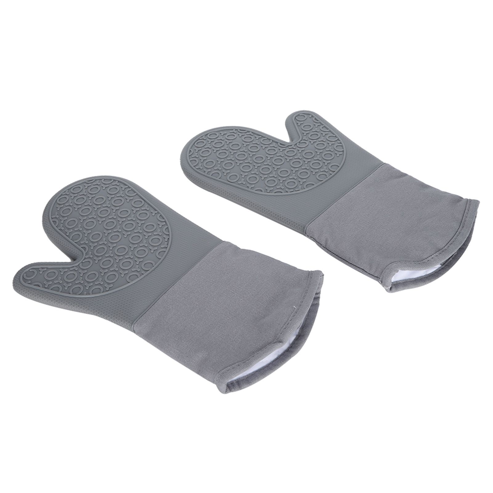 7Pcs/Set Oven Heat Insulation Gloves Cooking Finger Grip Insulation Mat for view 7