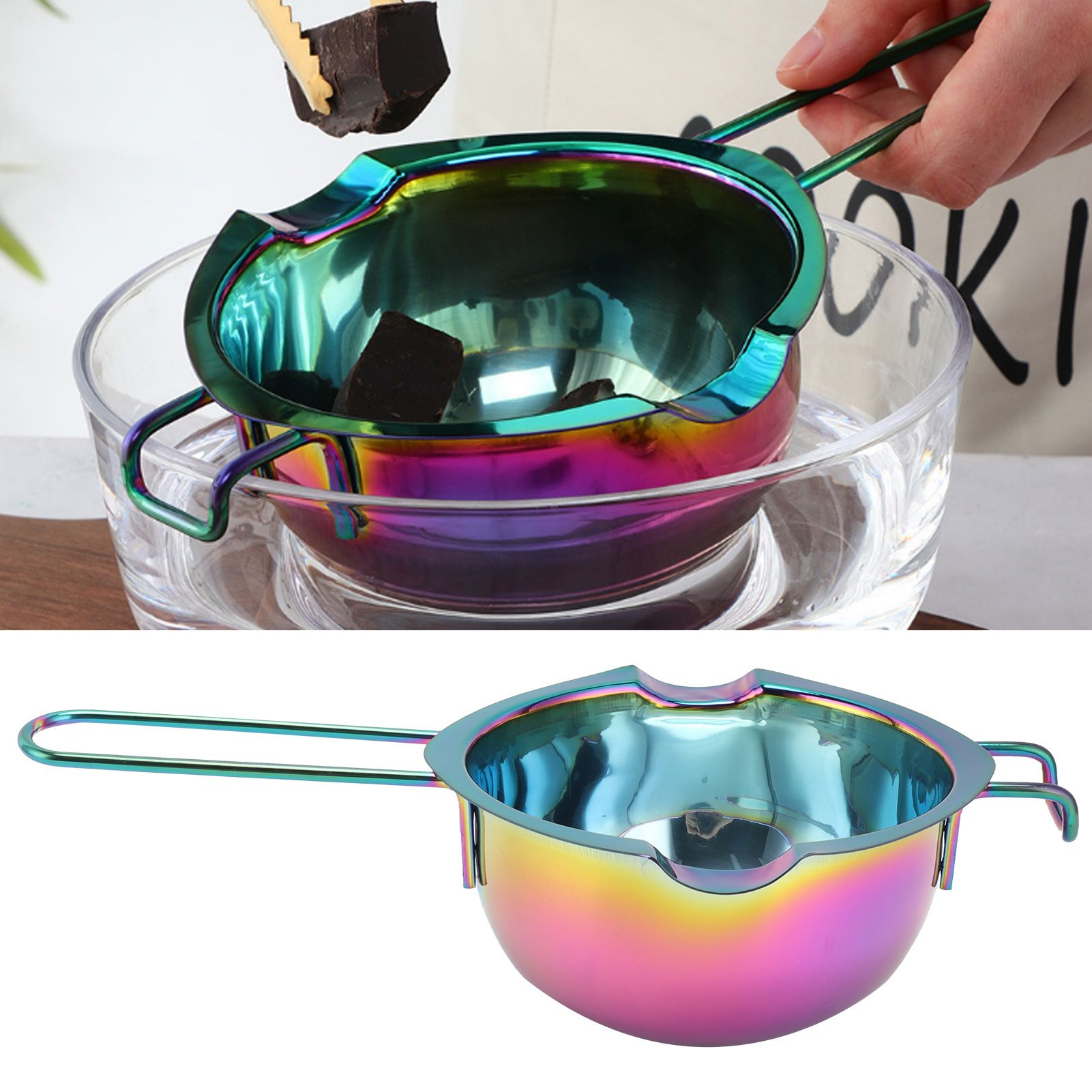 Stainless Steel Butter Melting Bowl Cheese Melting Pot Cookware Tool for view 11