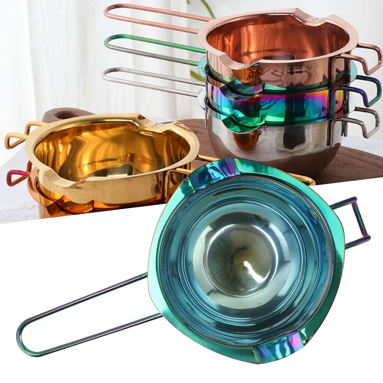 Stainless Steel Butter Melting Bowl Cheese Melting Pot Cookware Tool for view 12