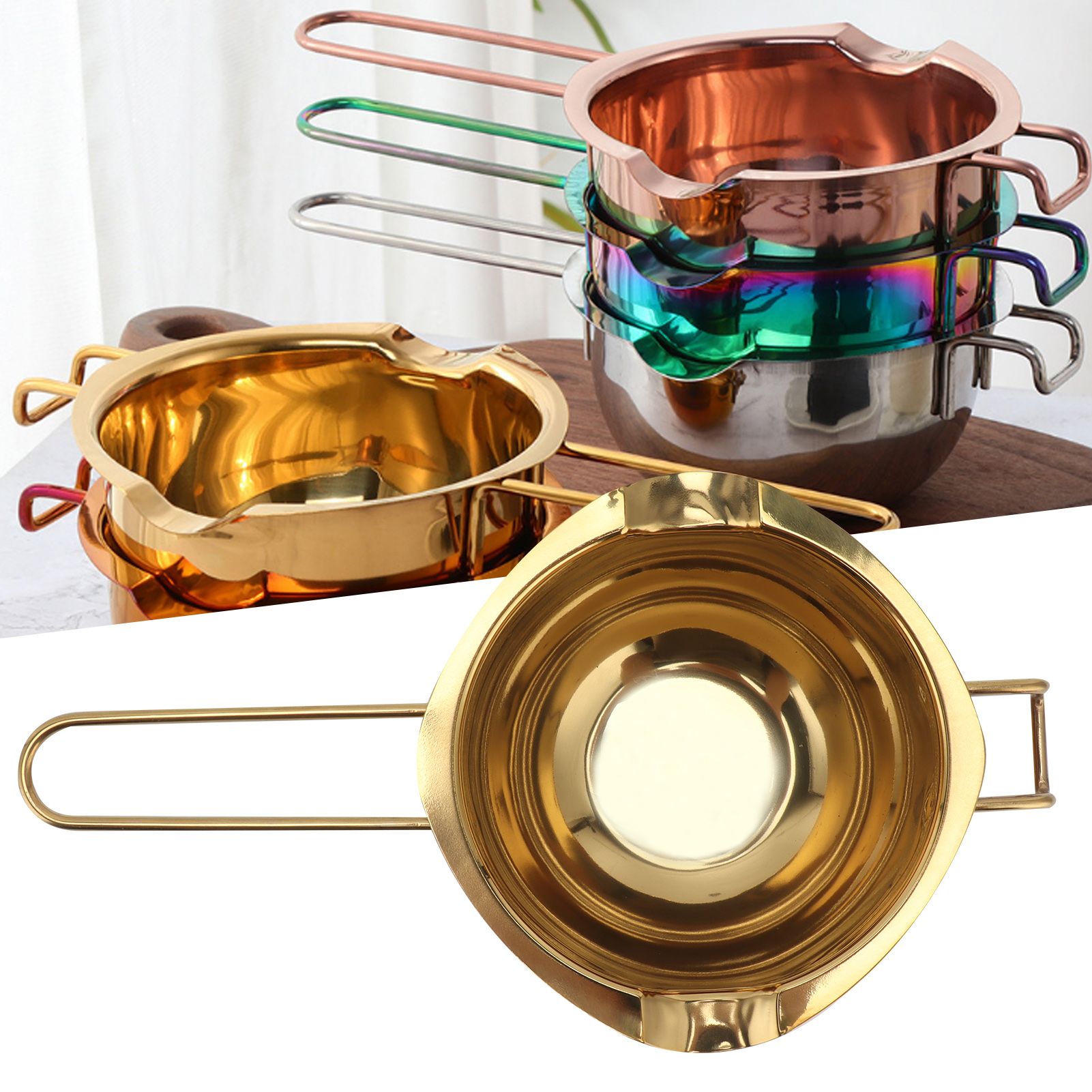 Stainless Steel Butter Melting Bowl Cheese Melting Pot Cookware Tool for view 11