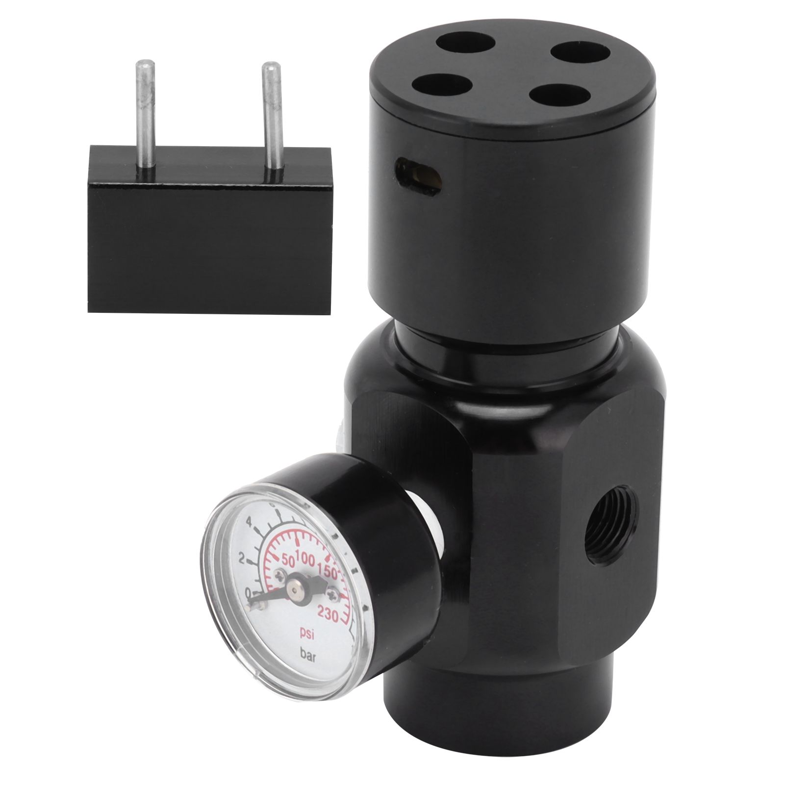 Mini Carbon Dioxide Regulator Stainless Steel Portable Beer Barrel Regulator view 2