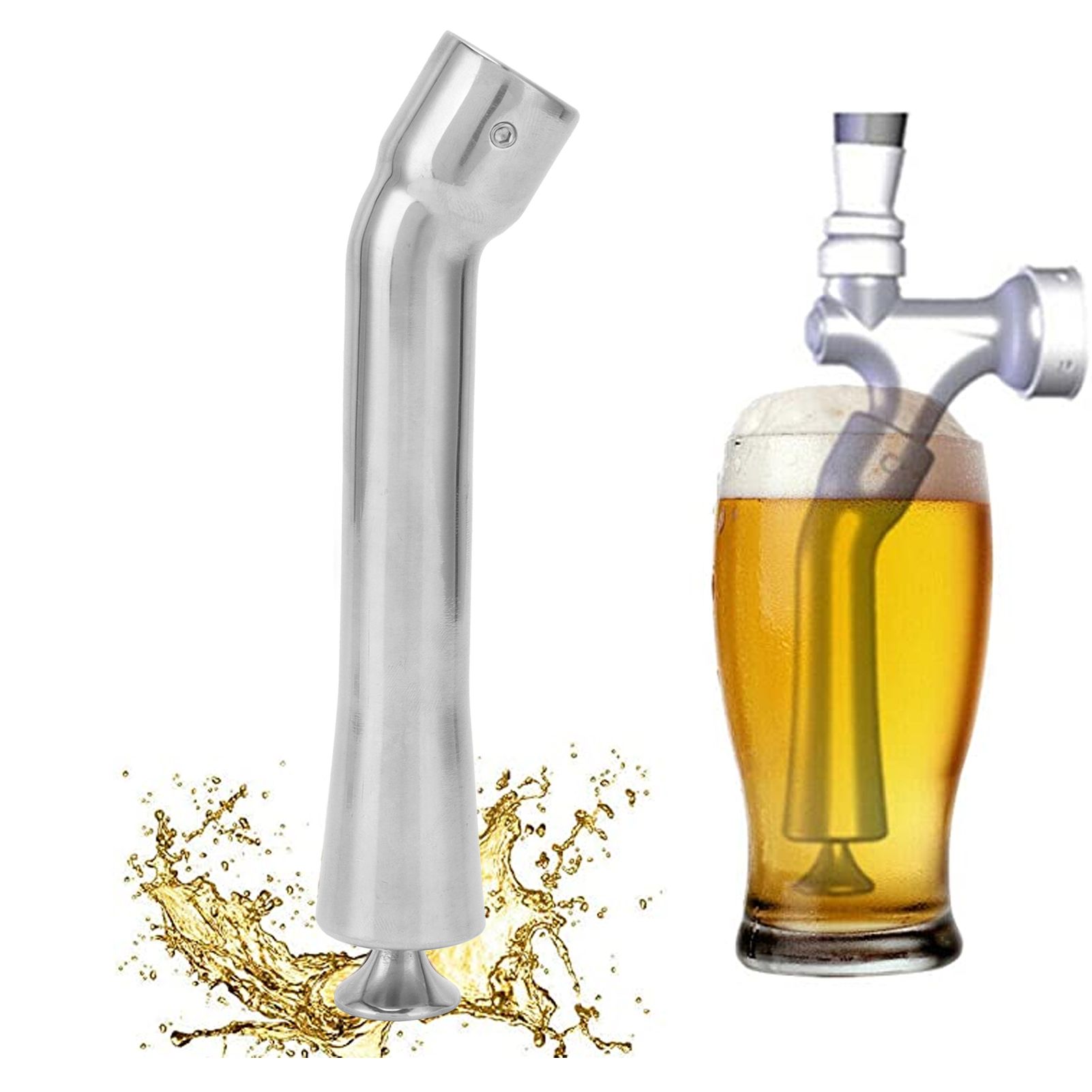 Beer Tap Stainless Steel Draft Beer Foam Reduce Equipment Home Beer Brewing view 12