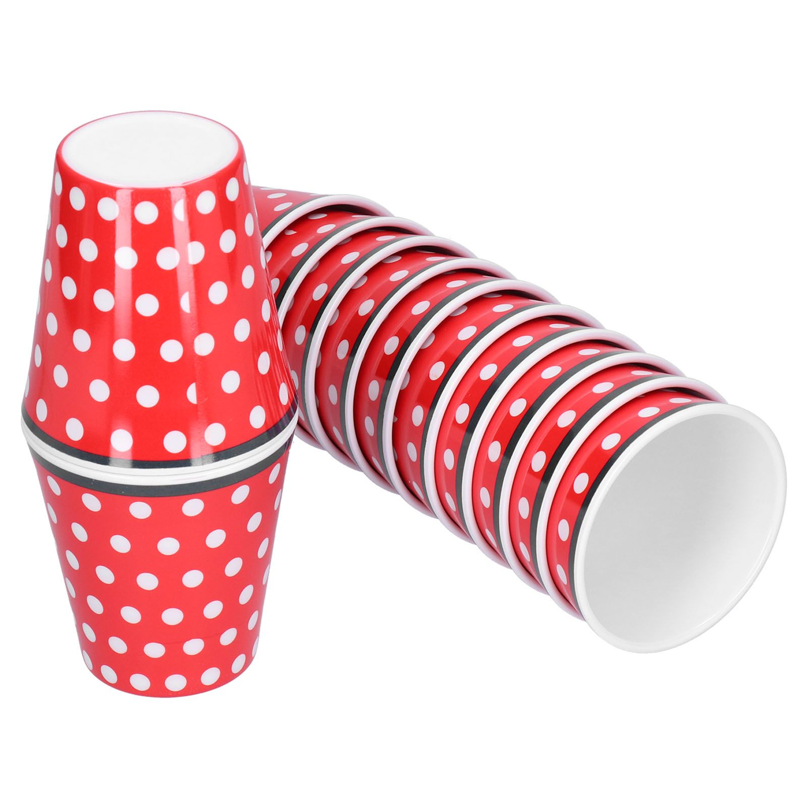 12pcs/Set Melamine Cup Imitation Porcelain Beverage Mug for Restaurant Student view 6