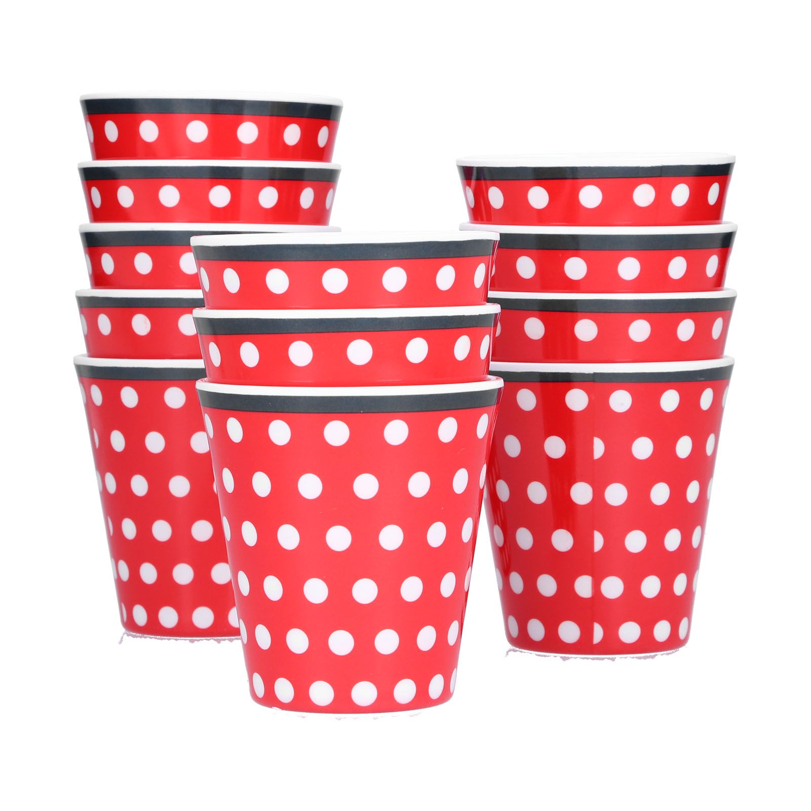 12pcs/Set Melamine Cup Imitation Porcelain Beverage Mug for Restaurant Student view 8