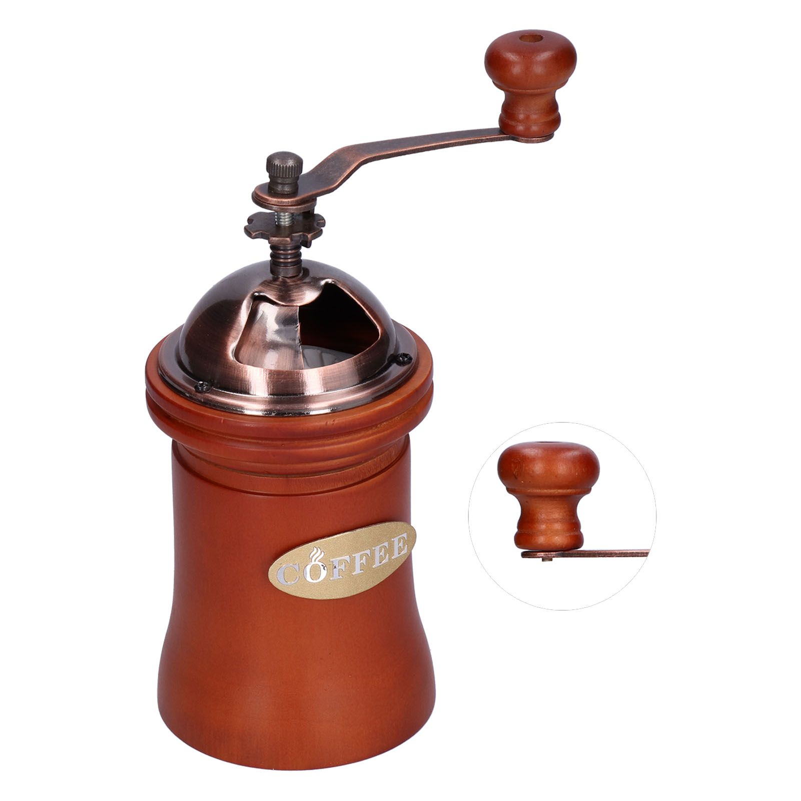 Postbox Shape Coffee Grinder Household Manual Coffee Mill for Home Restaurant view 3