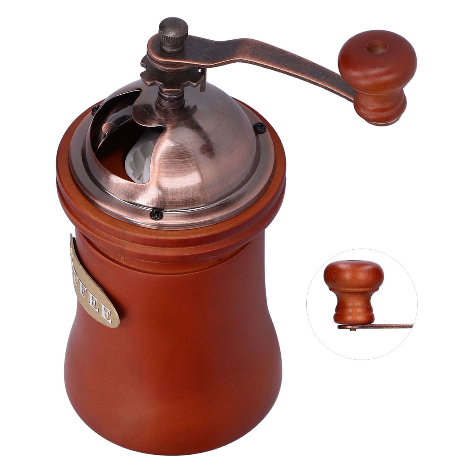 Postbox Shape Coffee Grinder Household Manual Coffee Mill for Home Restaurant view 10