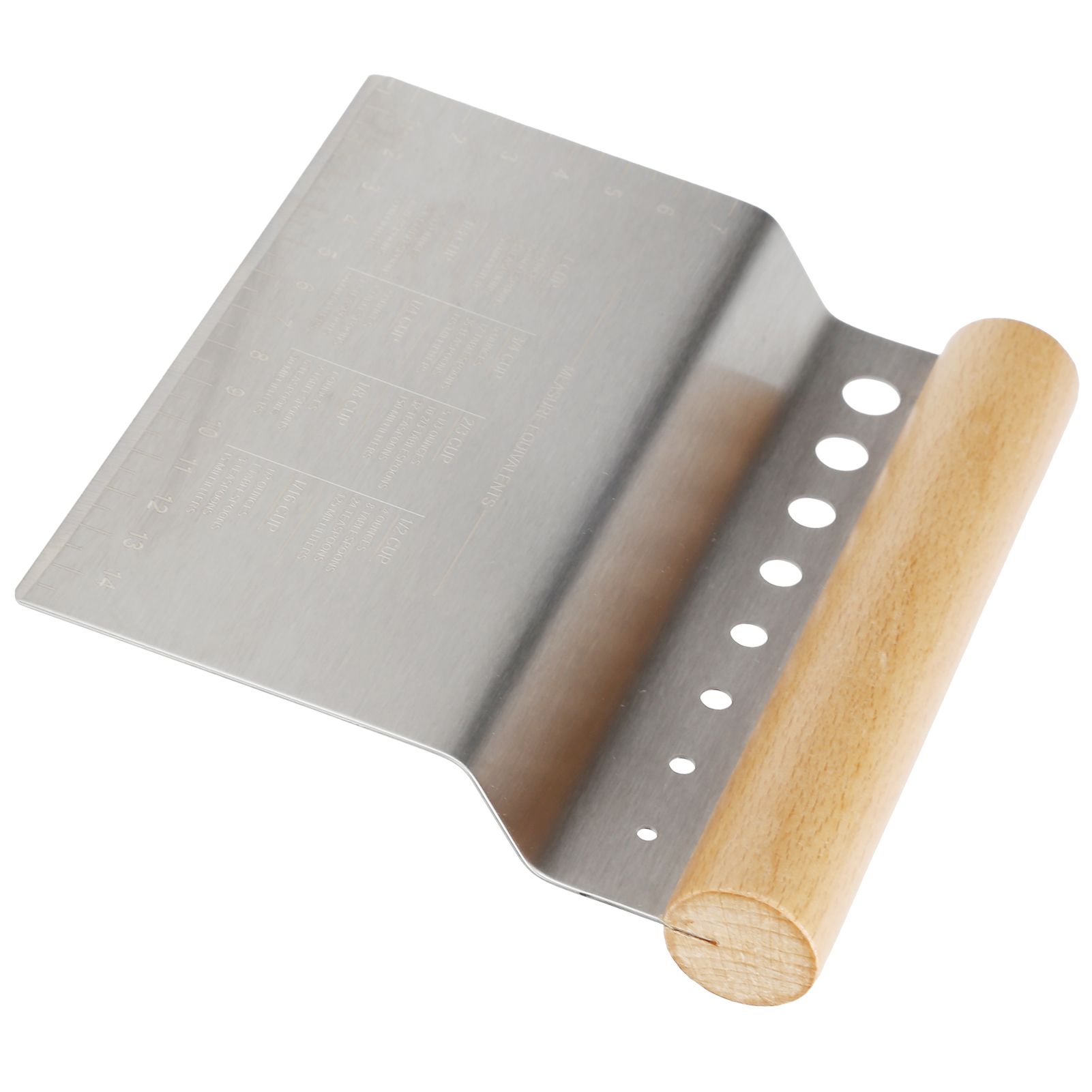 Dough Scraper Multifunctional Kitchen Tool Baking Tool with Handle for Dough view 9