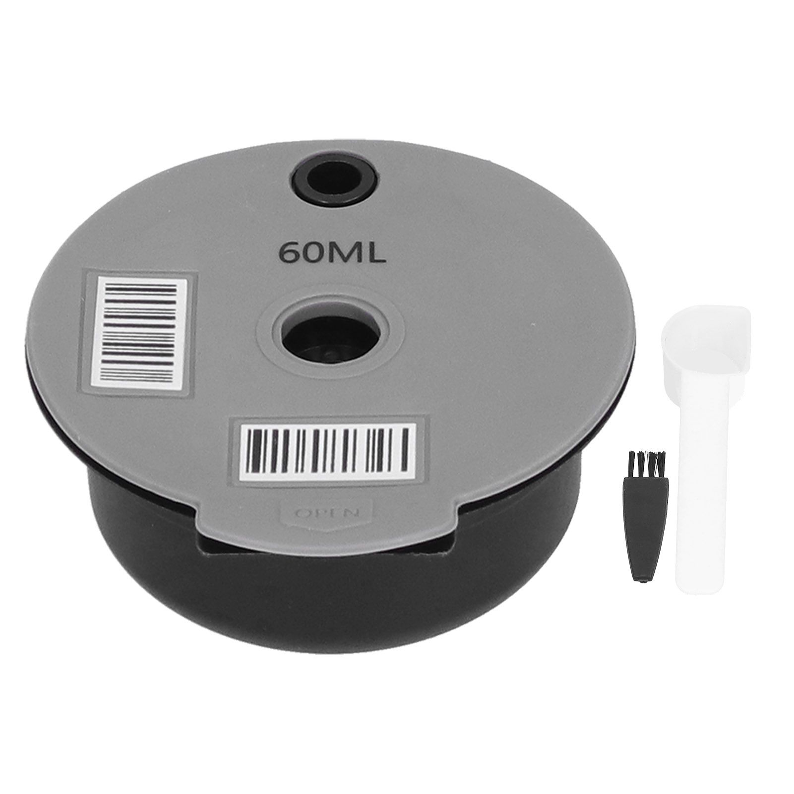 Reusable Coffee Capsule Cup Coffee Filter with Spoon Brush Home Office Cafe view 2