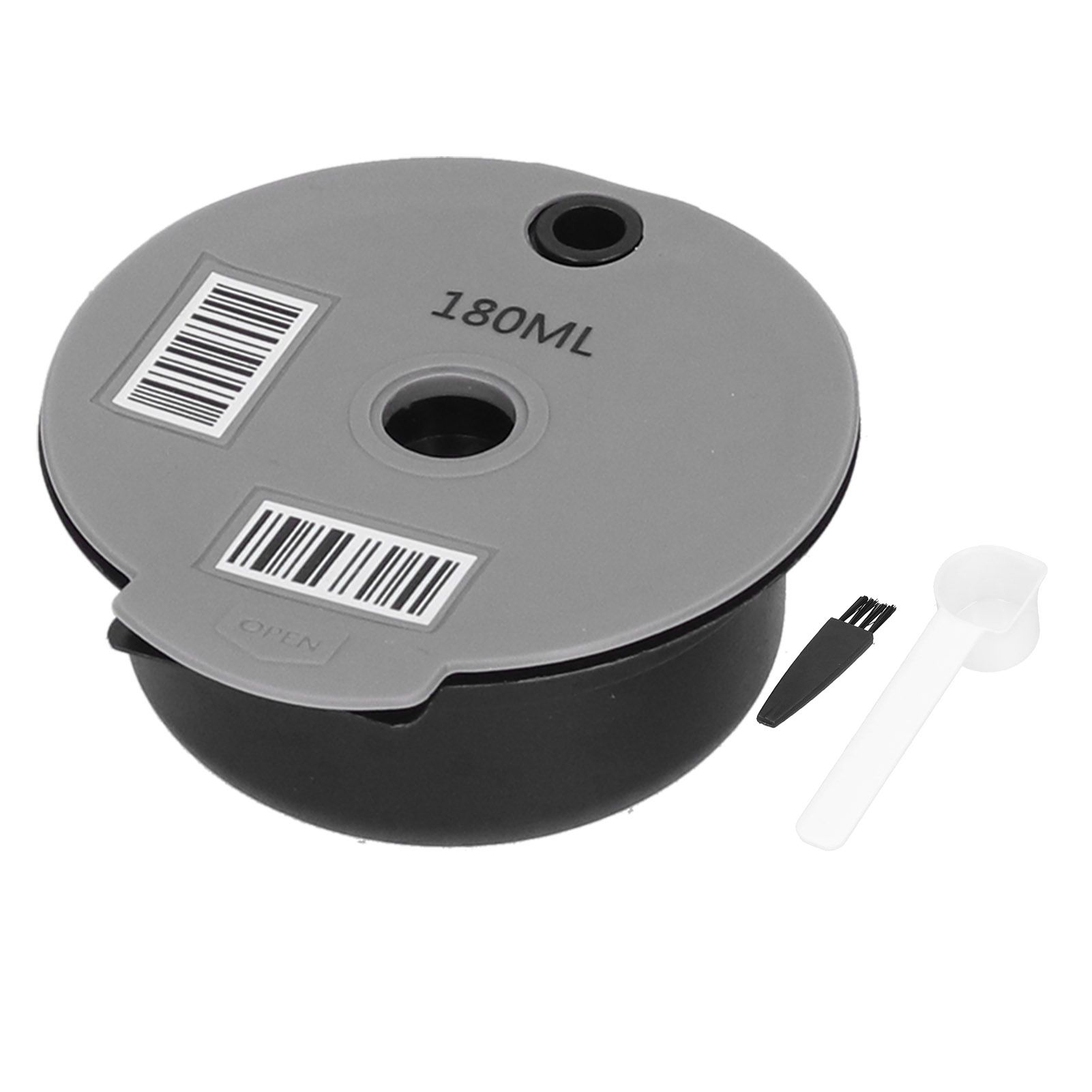 Reusable Coffee Capsule Cup Coffee Filter with Spoon Brush Home Office Cafe