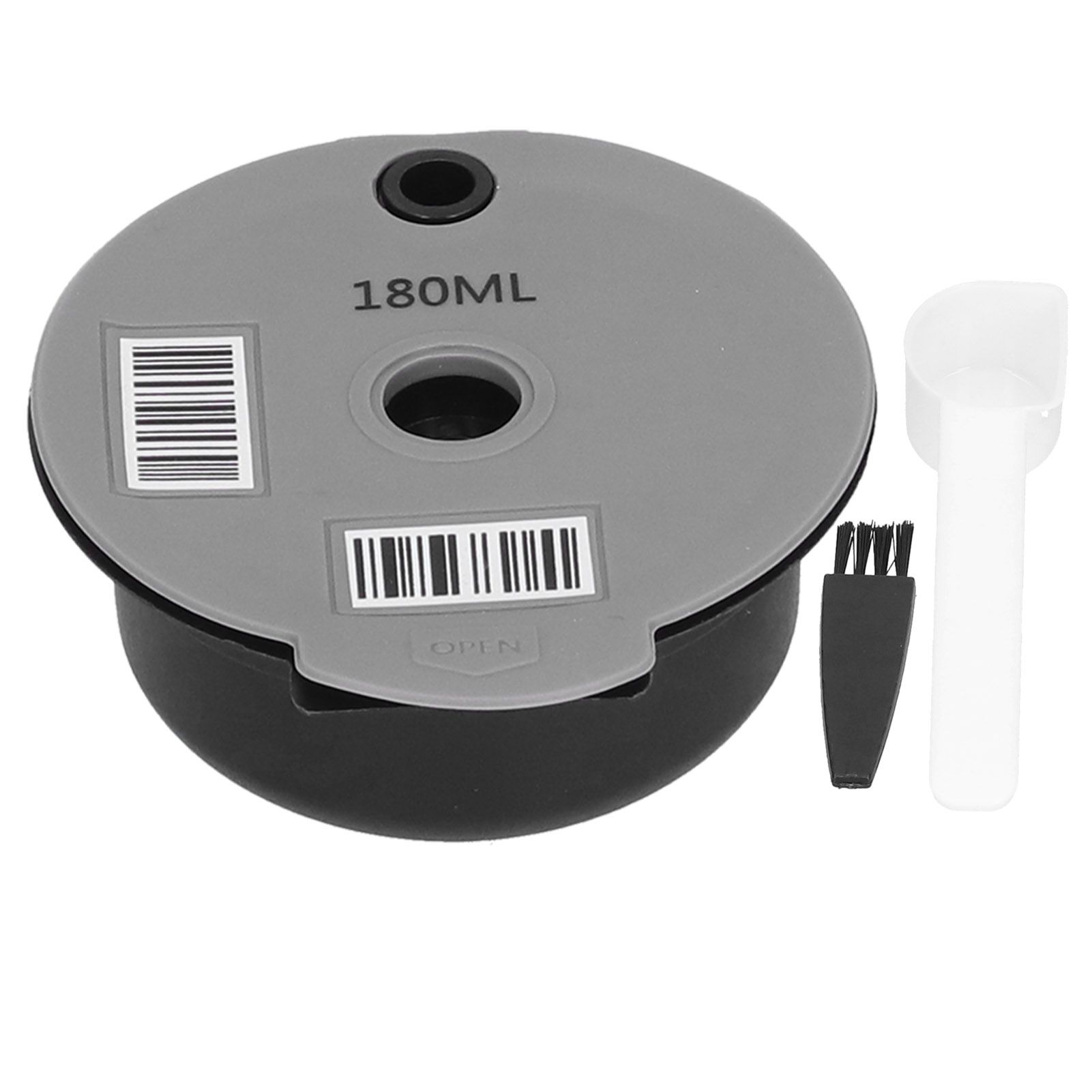 Reusable Coffee Capsule Cup Coffee Filter with Spoon Brush Home Office Cafe view 2