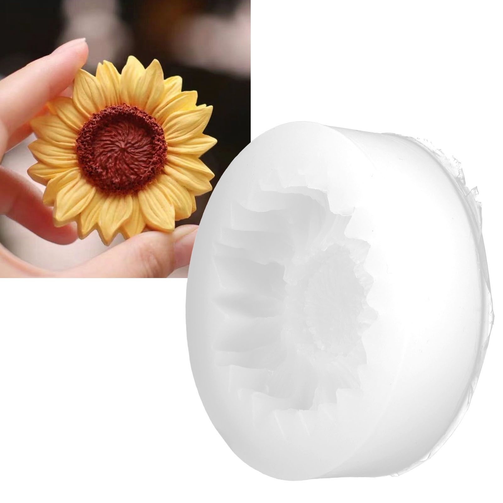 Sunflower Cake Fondant Molds Flower Fondant Cake Baking Molds for Baby Shower view 11