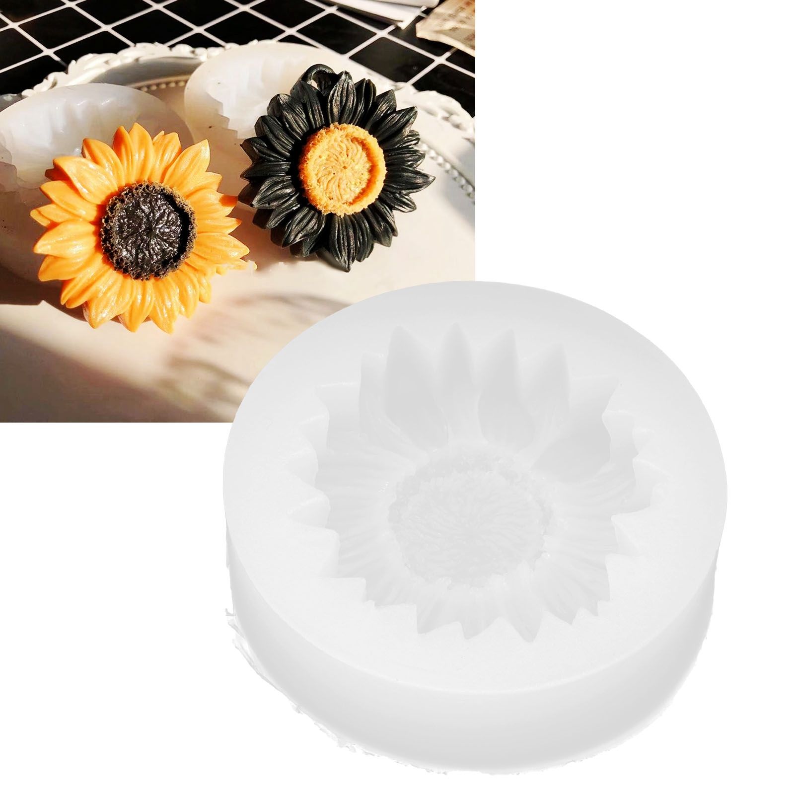 Sunflower Cake Fondant Molds Flower Fondant Cake Baking Molds for Baby Shower view 12