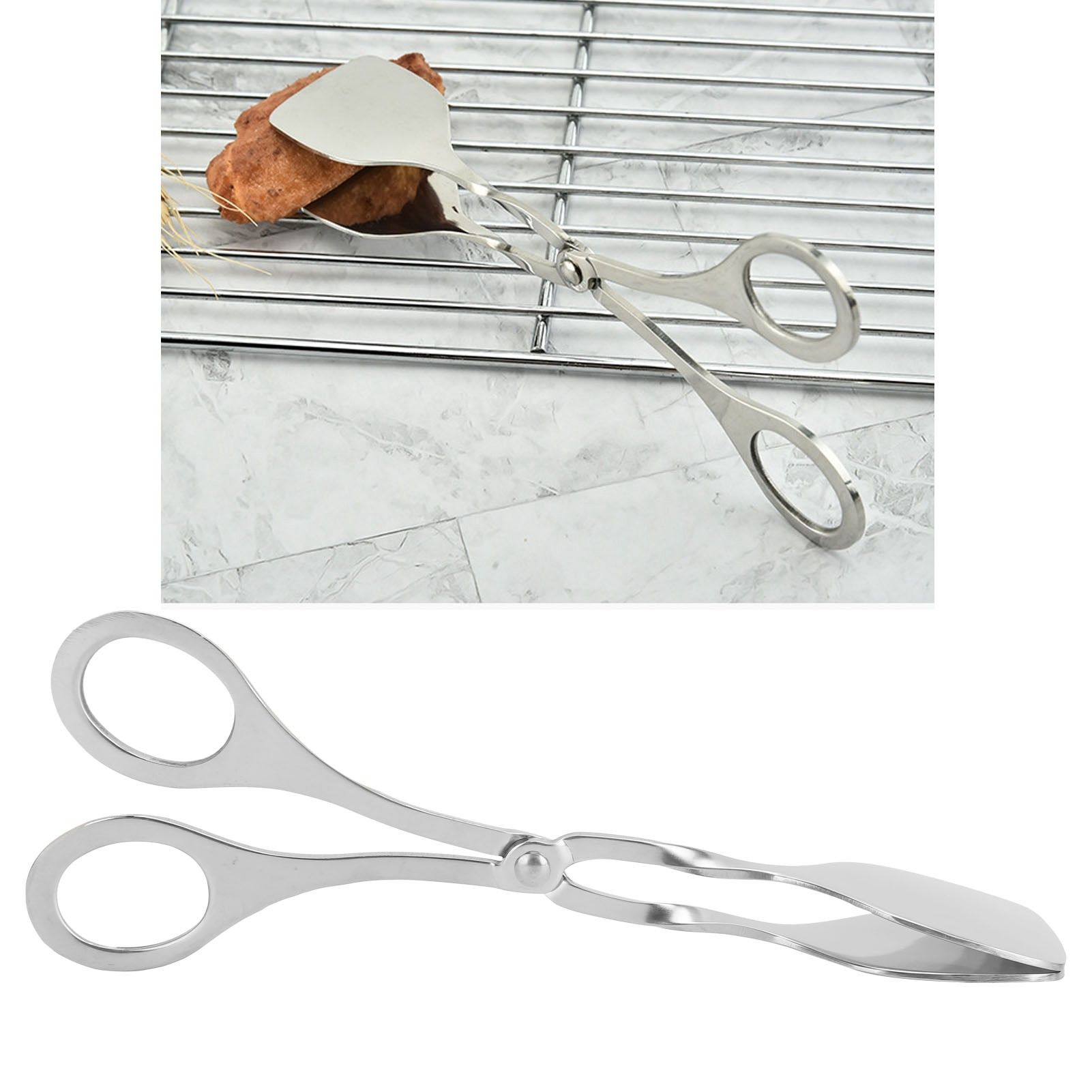 Stainless Steel Bread Clip Salad BBQ Buffet Steak Clip for Baking Barbecue view 12