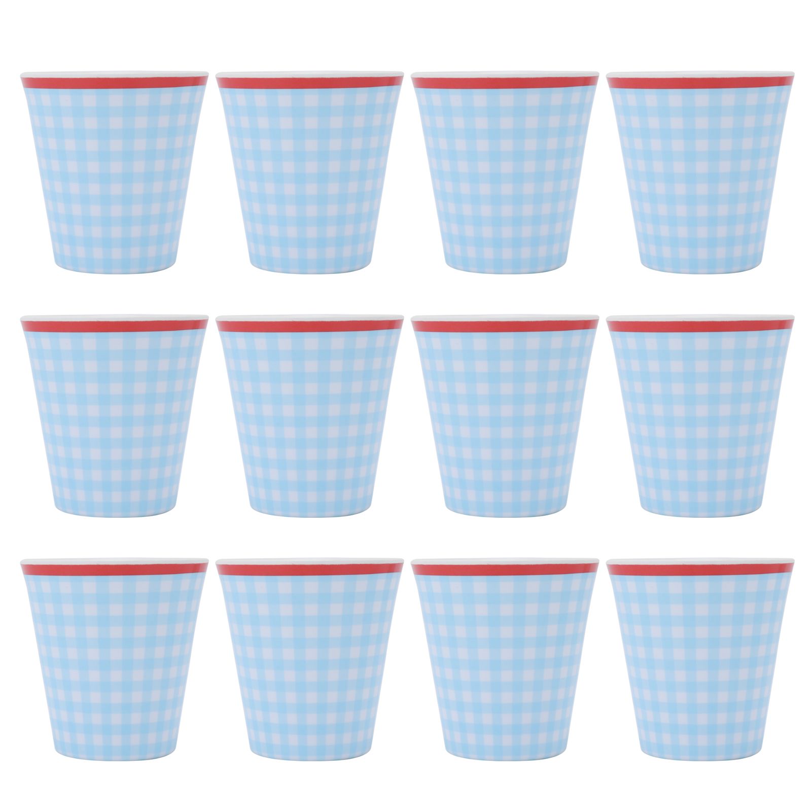 12PCS Imitation Ceramic Water Cup Drinking Mug for Restaurant School Kitchen view 2